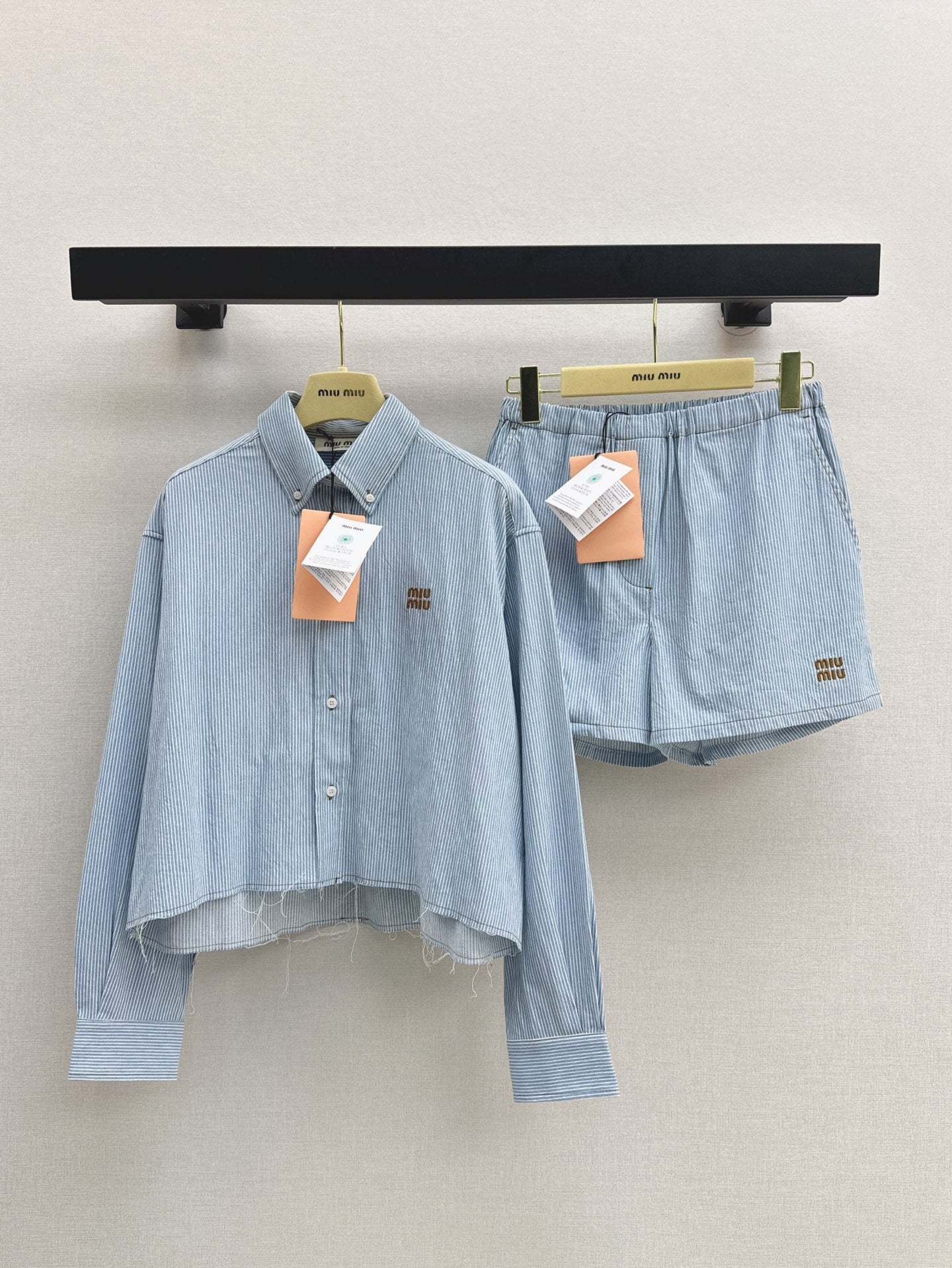 miu 25ss denim suit