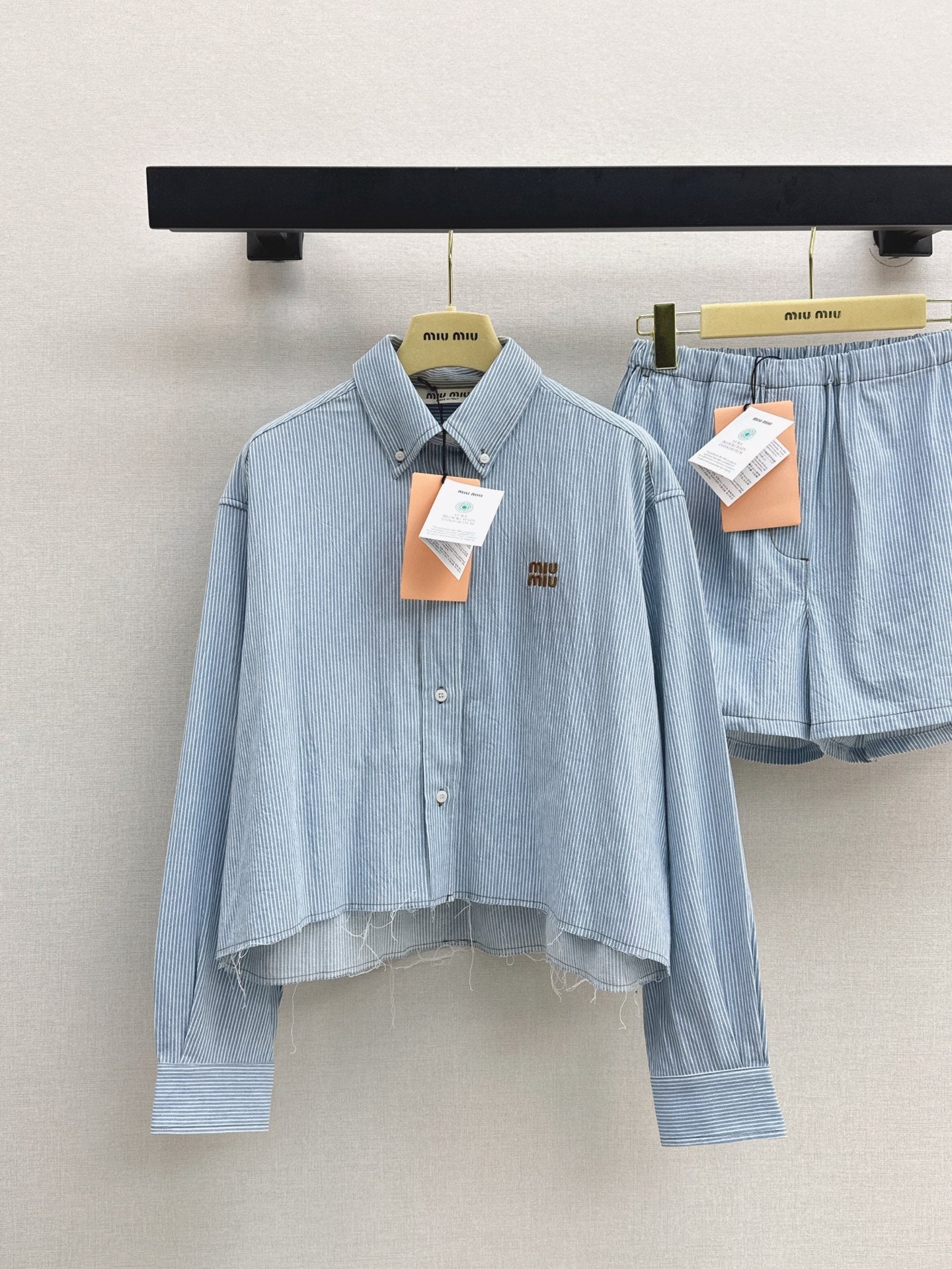 miu 25ss denim suit