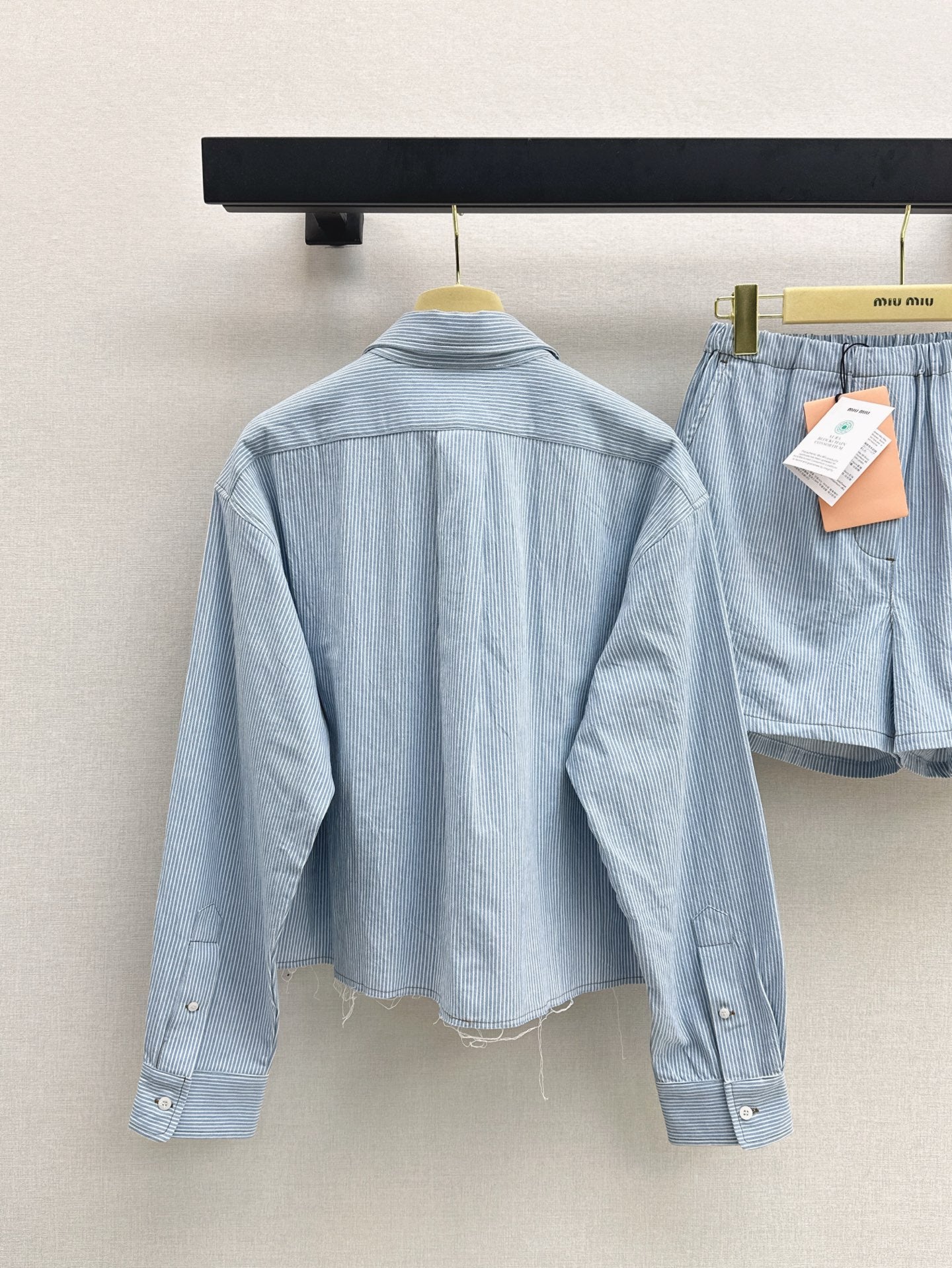 miu 25ss denim suit