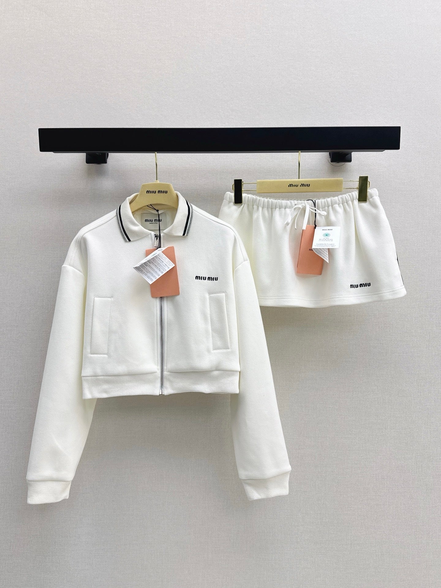 Miu 25ss jacket skirt set