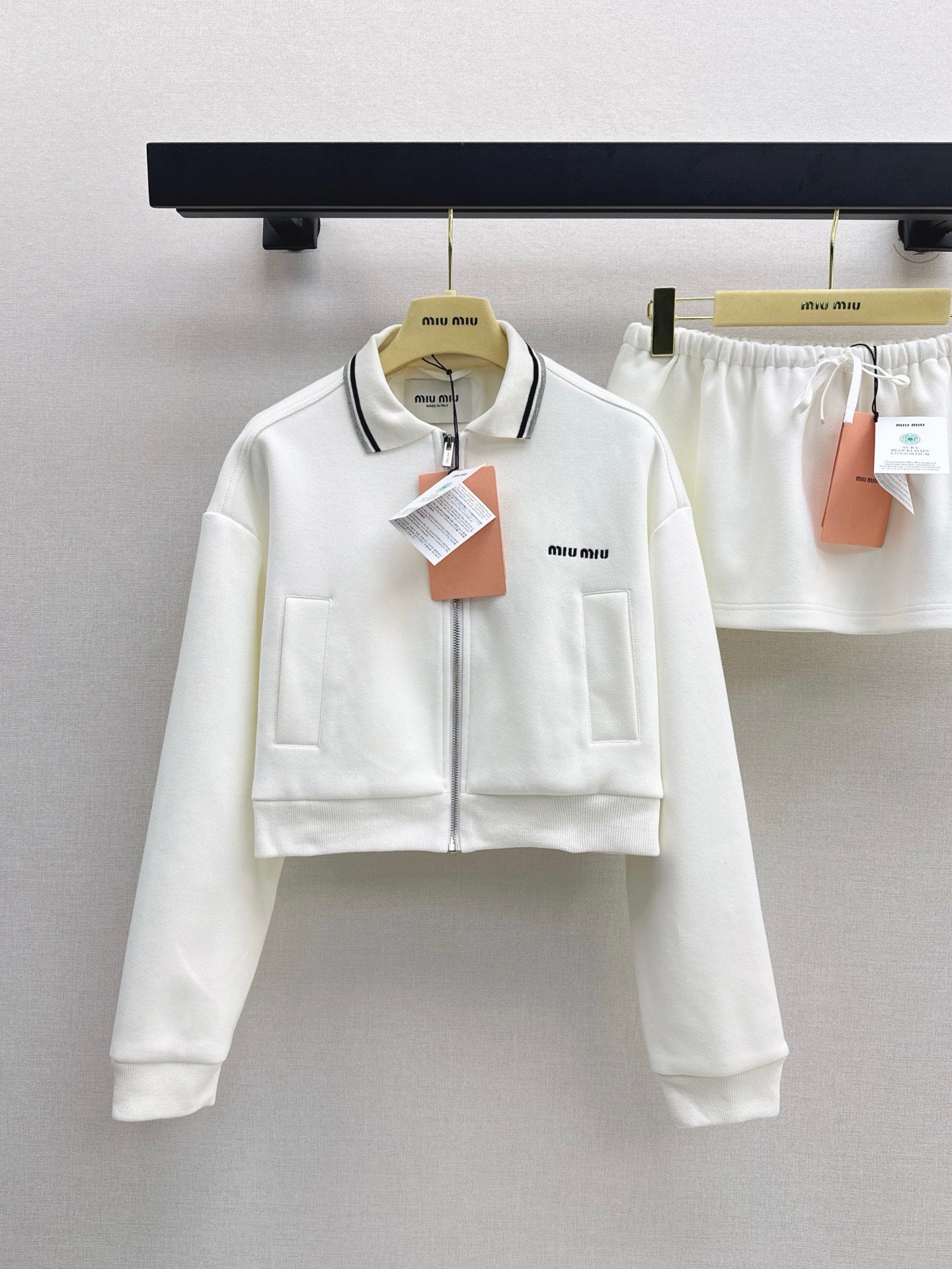 Miu 25ss jacket skirt set