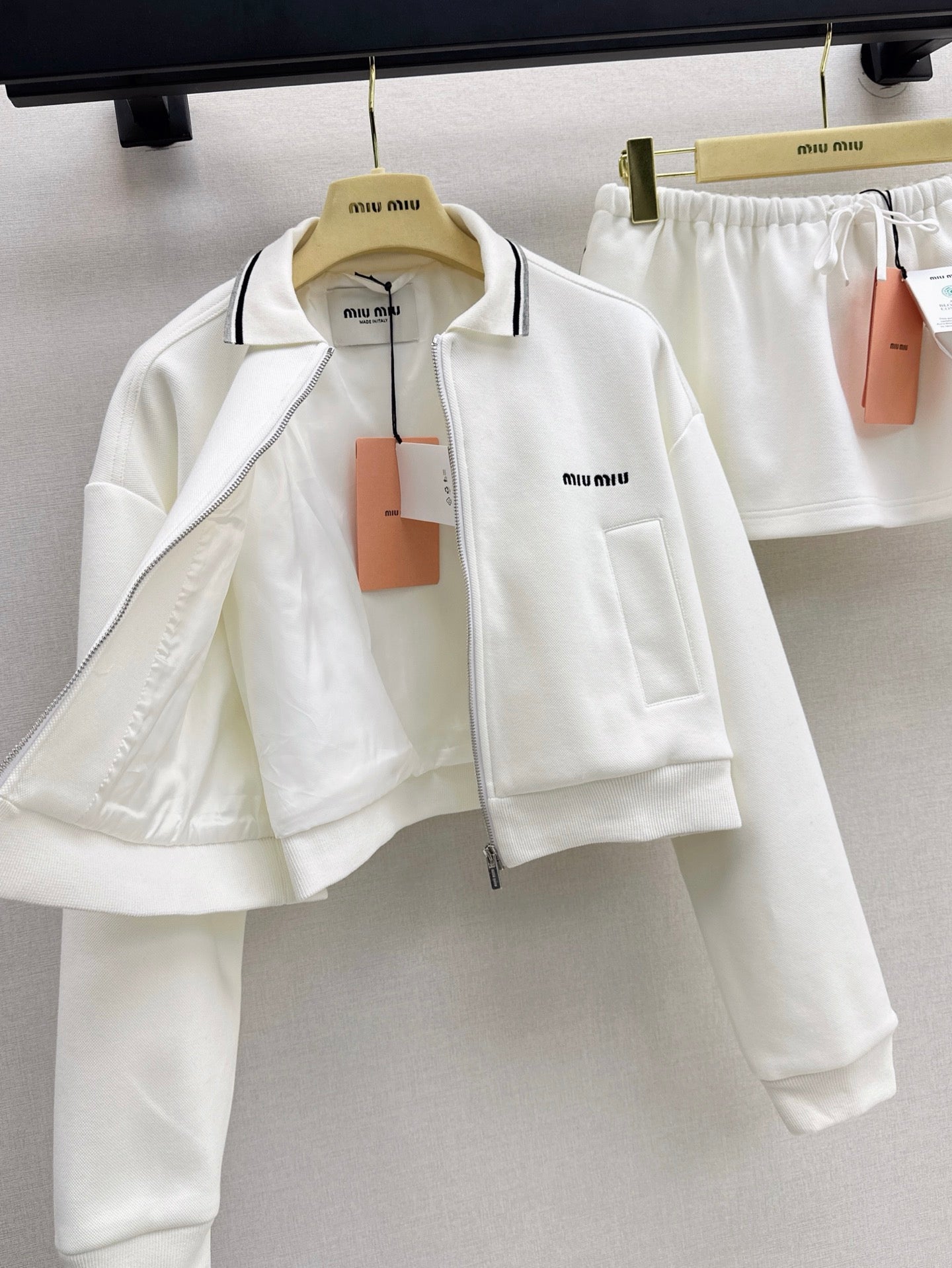 Miu 25ss jacket skirt set
