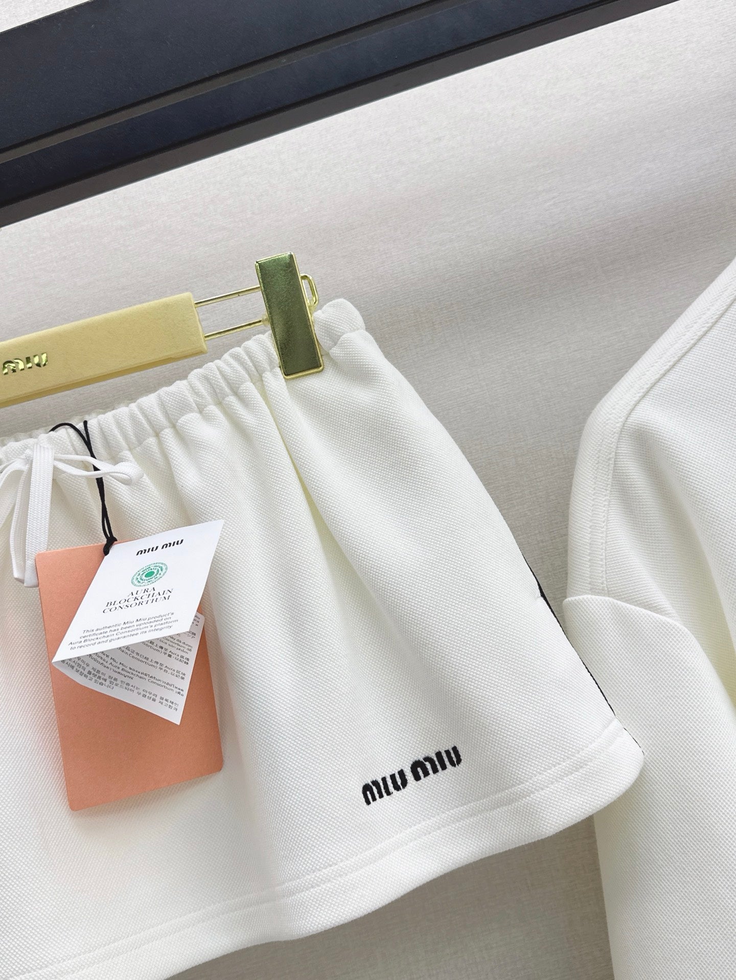 Miu 25ss jacket skirt set