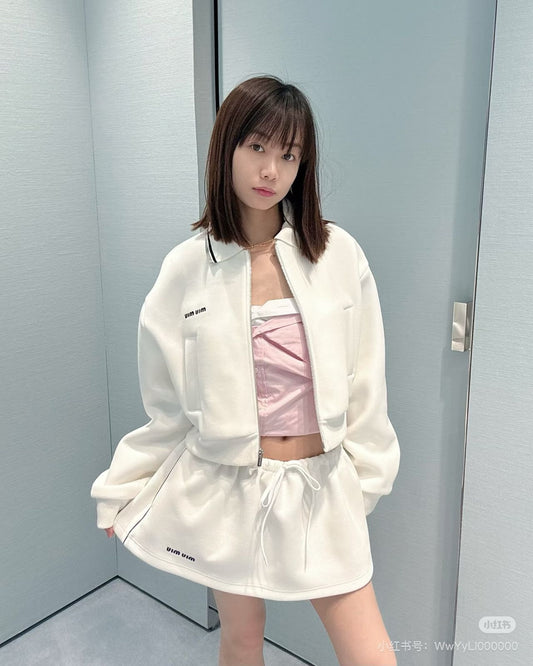 Miu 25ss jacket skirt set