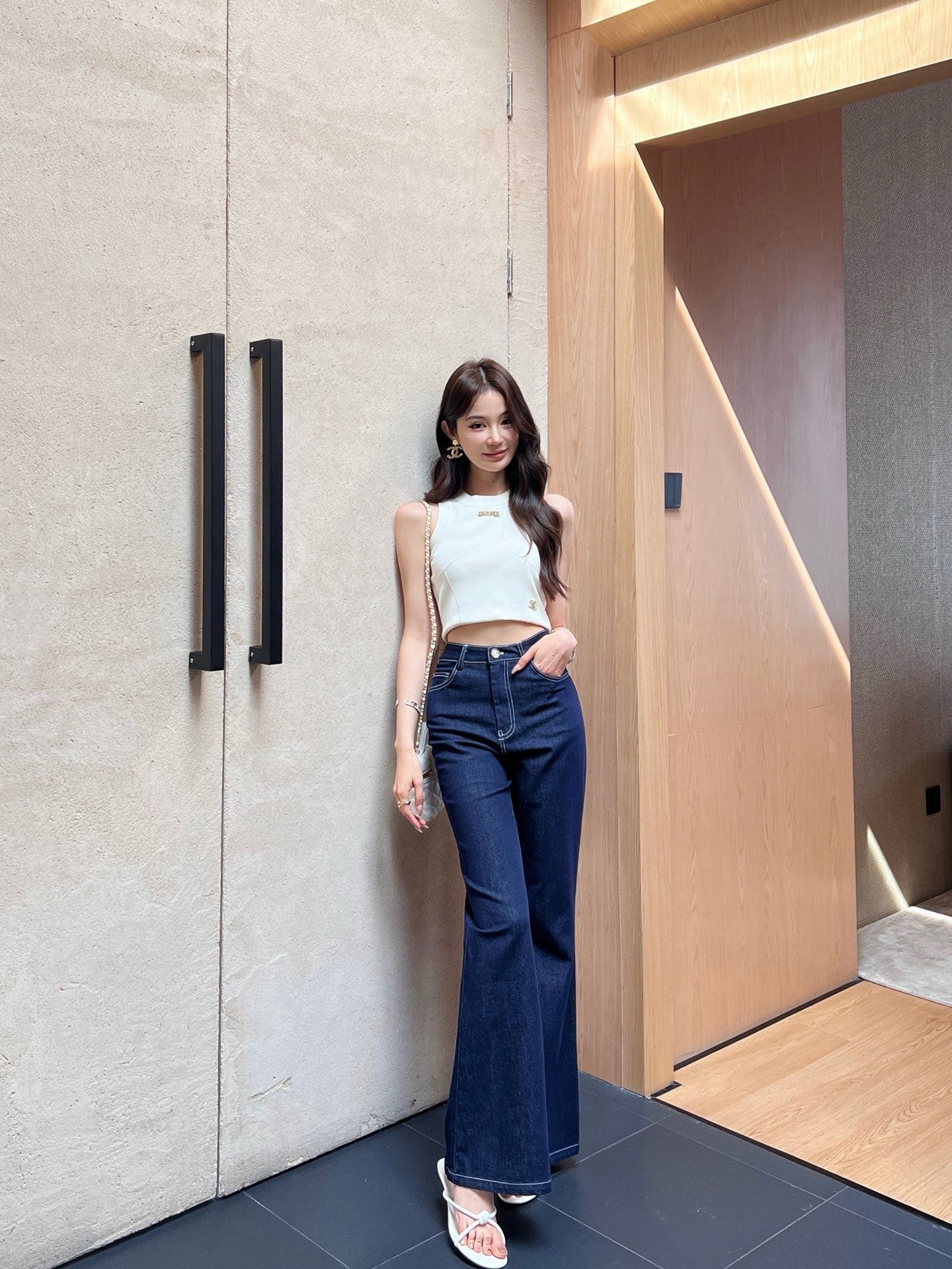 Ch 25ss embroidered jeans