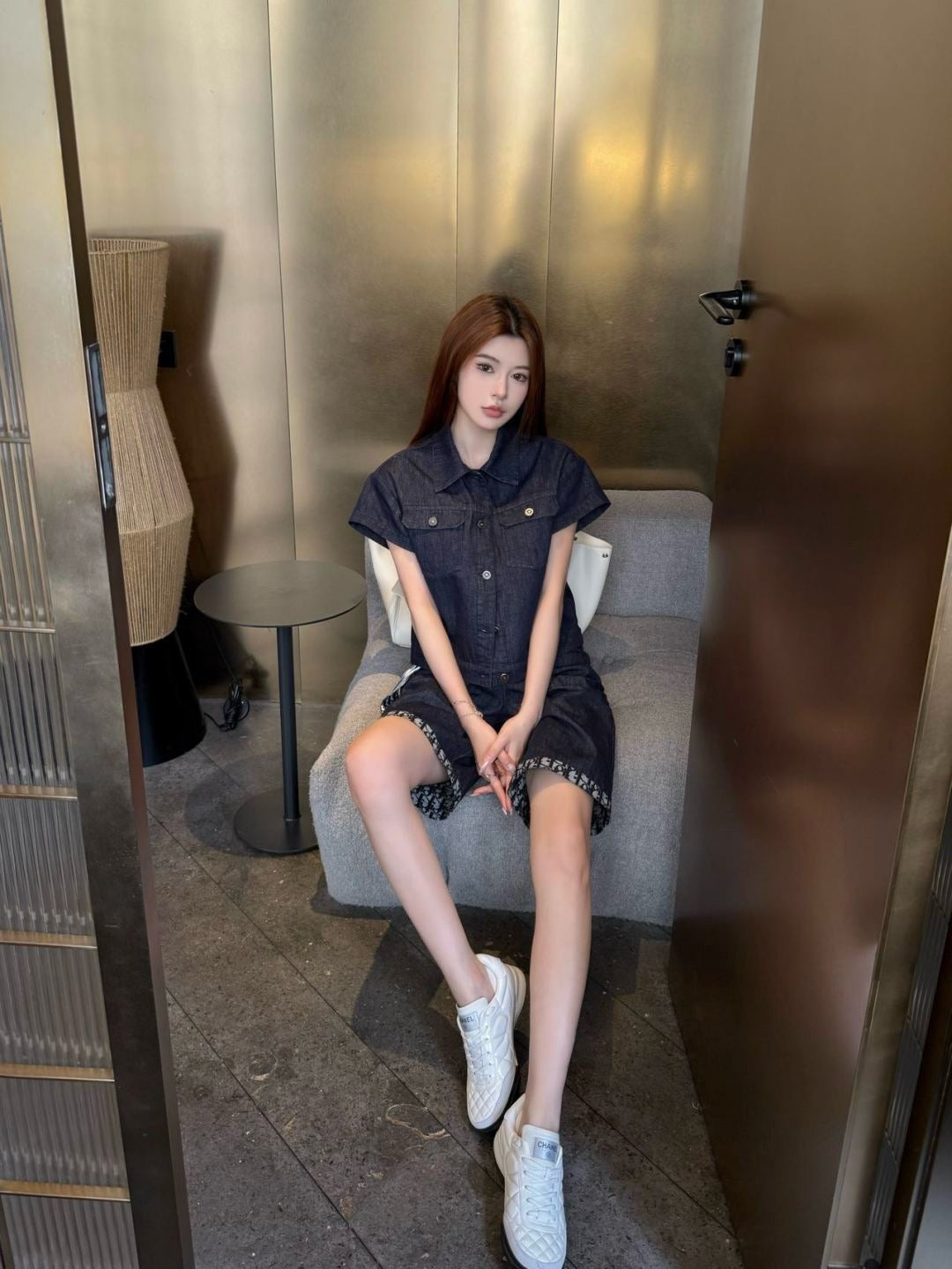 CD 25SS denim suit