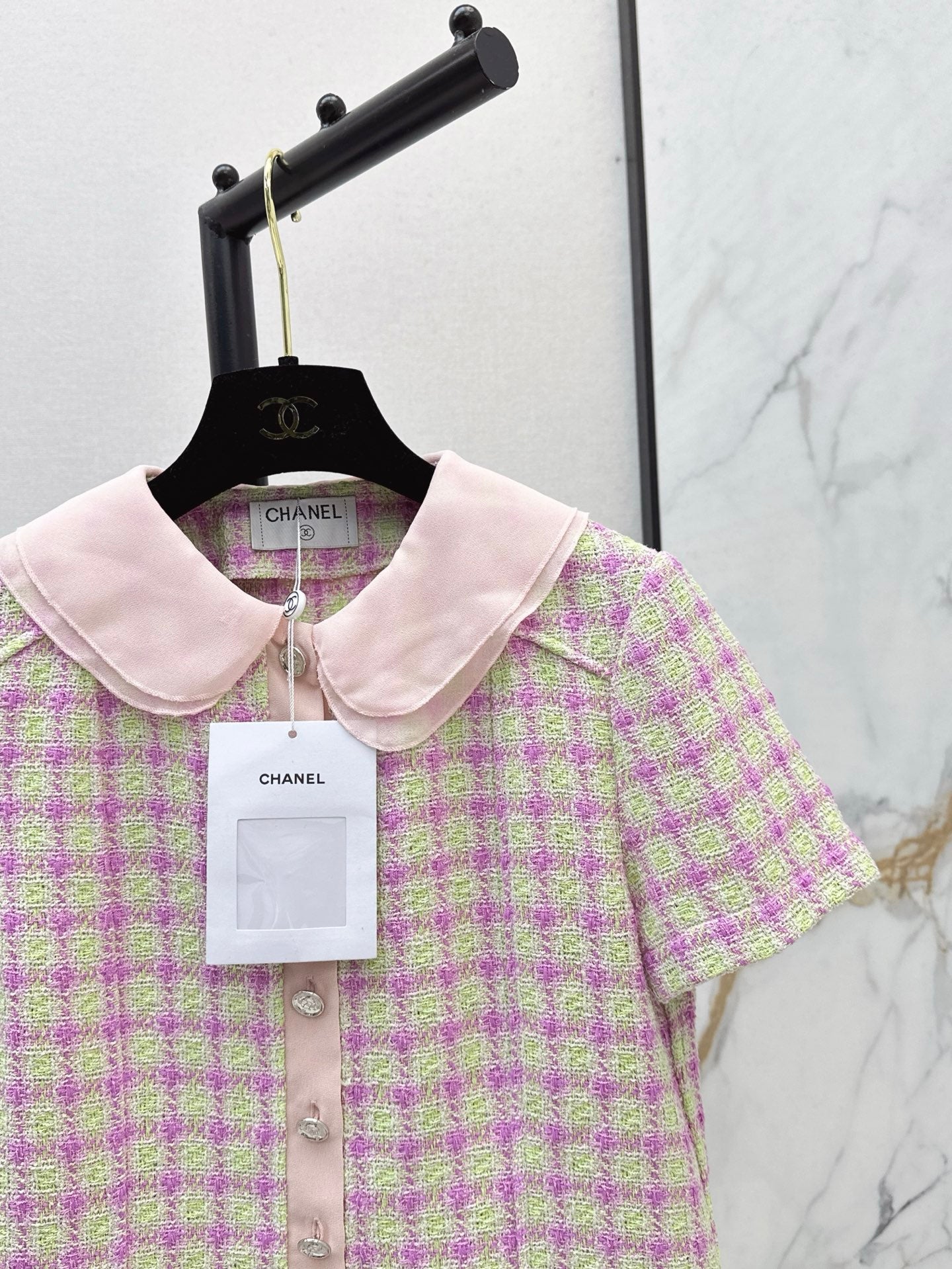 Chan 25ss woven crop jacket