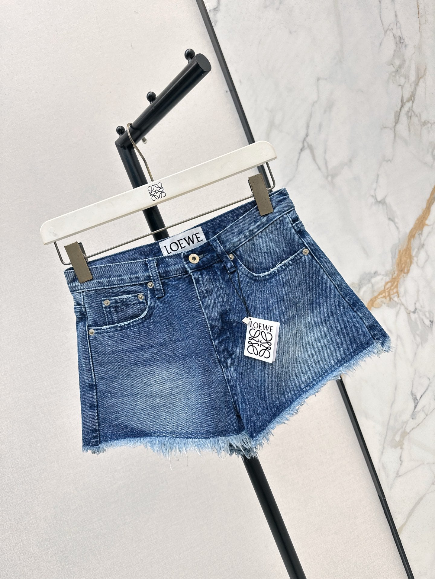 Loe 25ss denim shorts