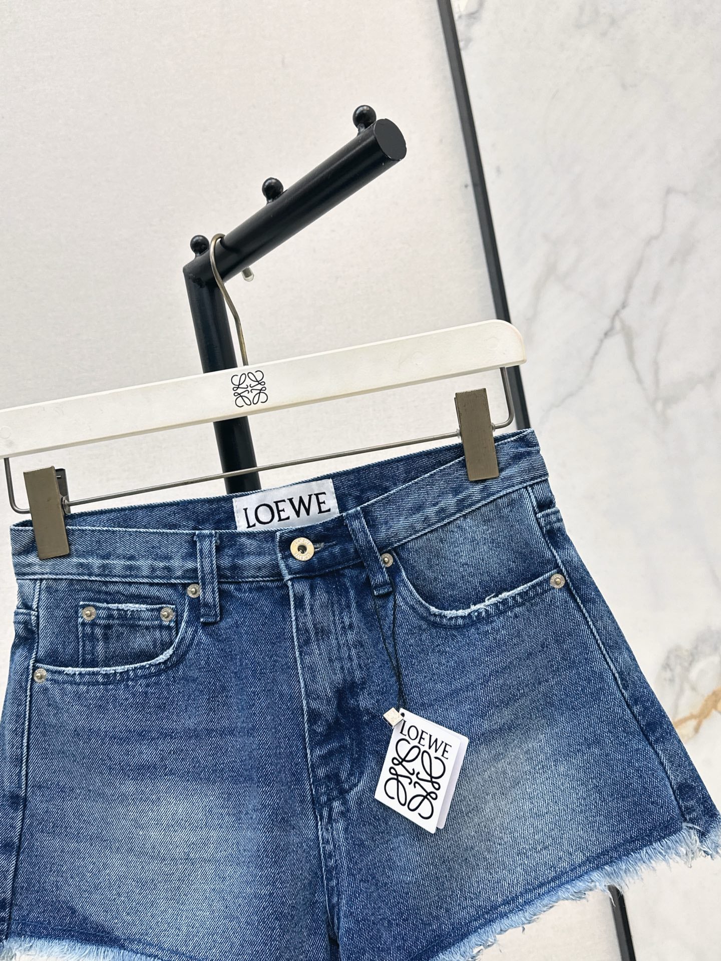 Loe 25ss denim shorts