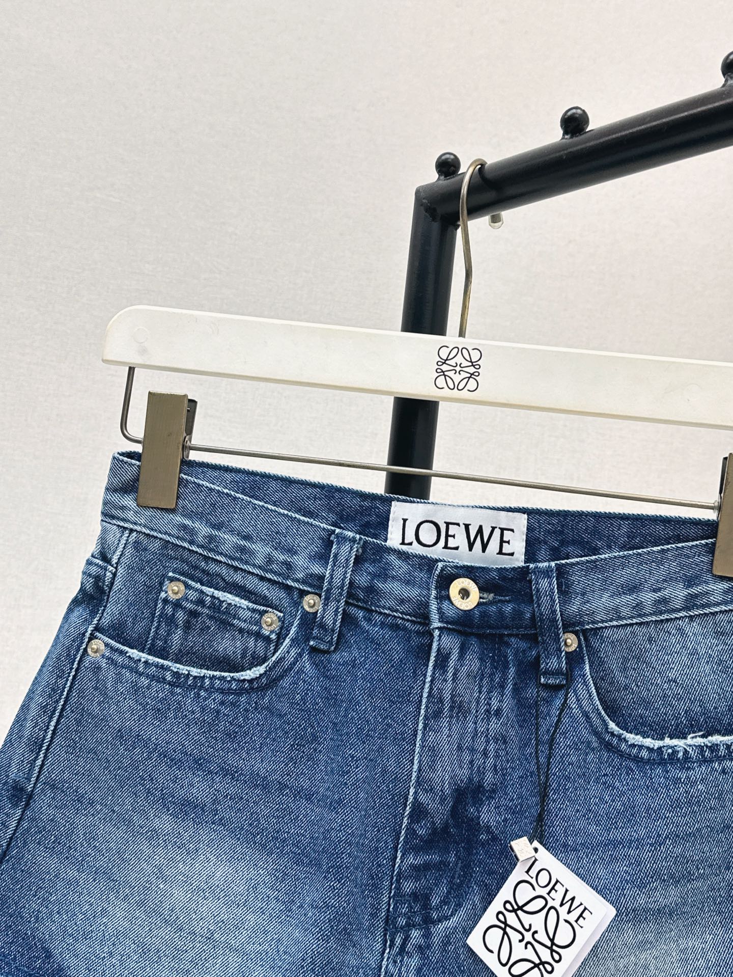 Loe 25ss denim shorts