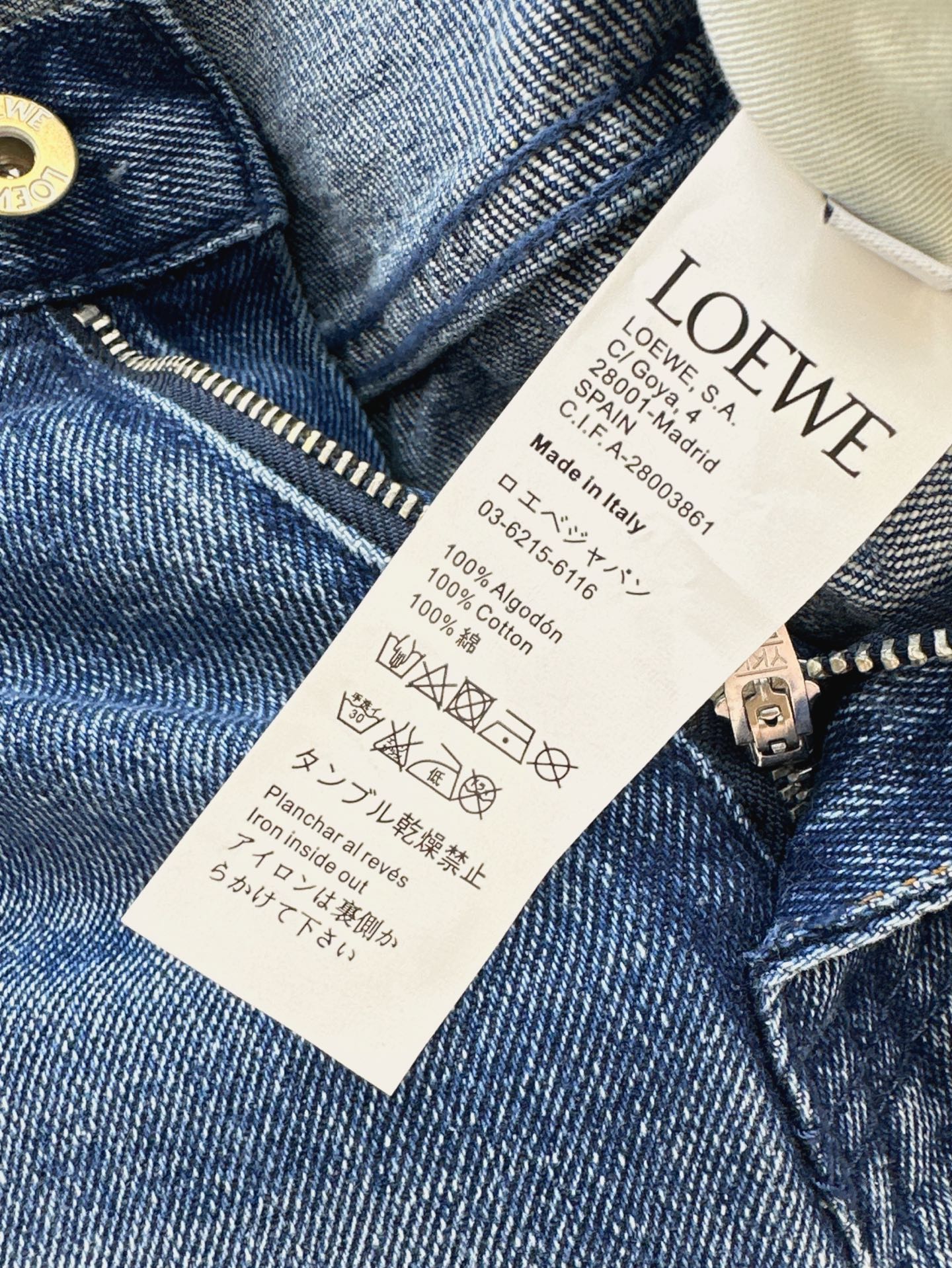 Loe 25ss denim shorts