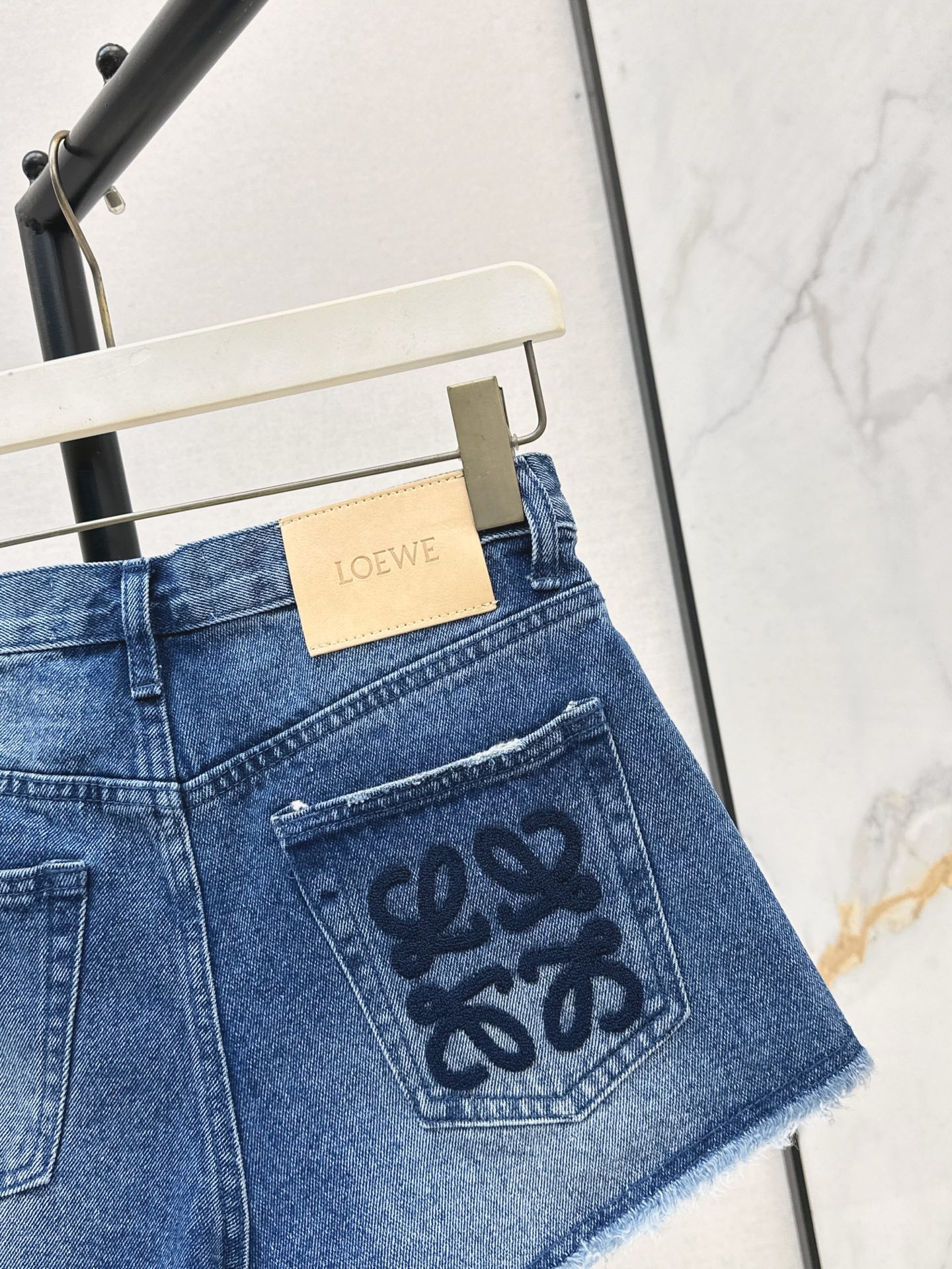 Loe 25ss denim shorts