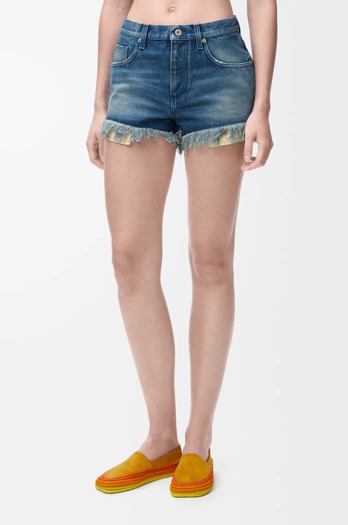 Loe 25ss denim shorts