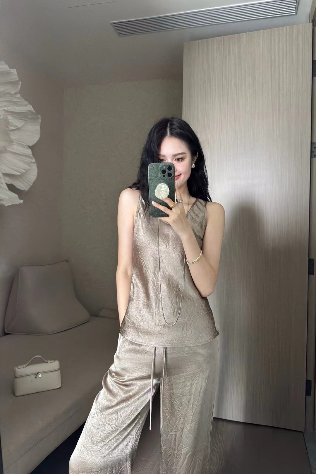 Row 25ss satin pants