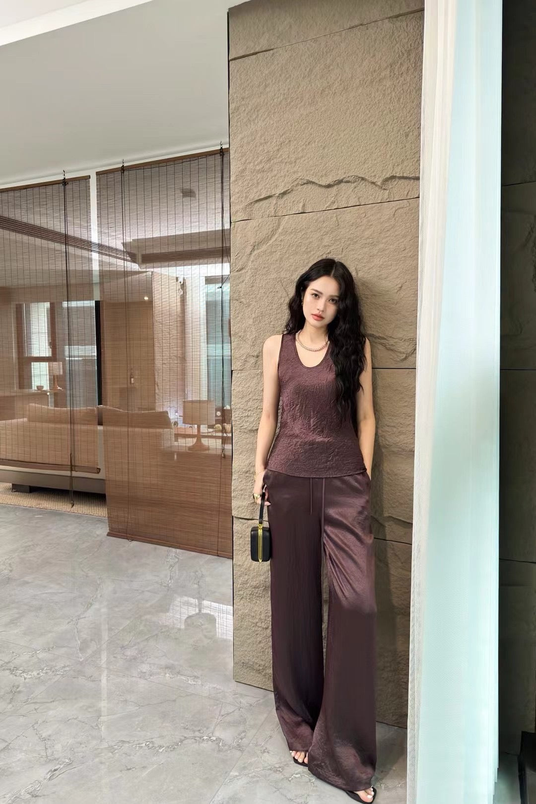 Row 25ss satin pants