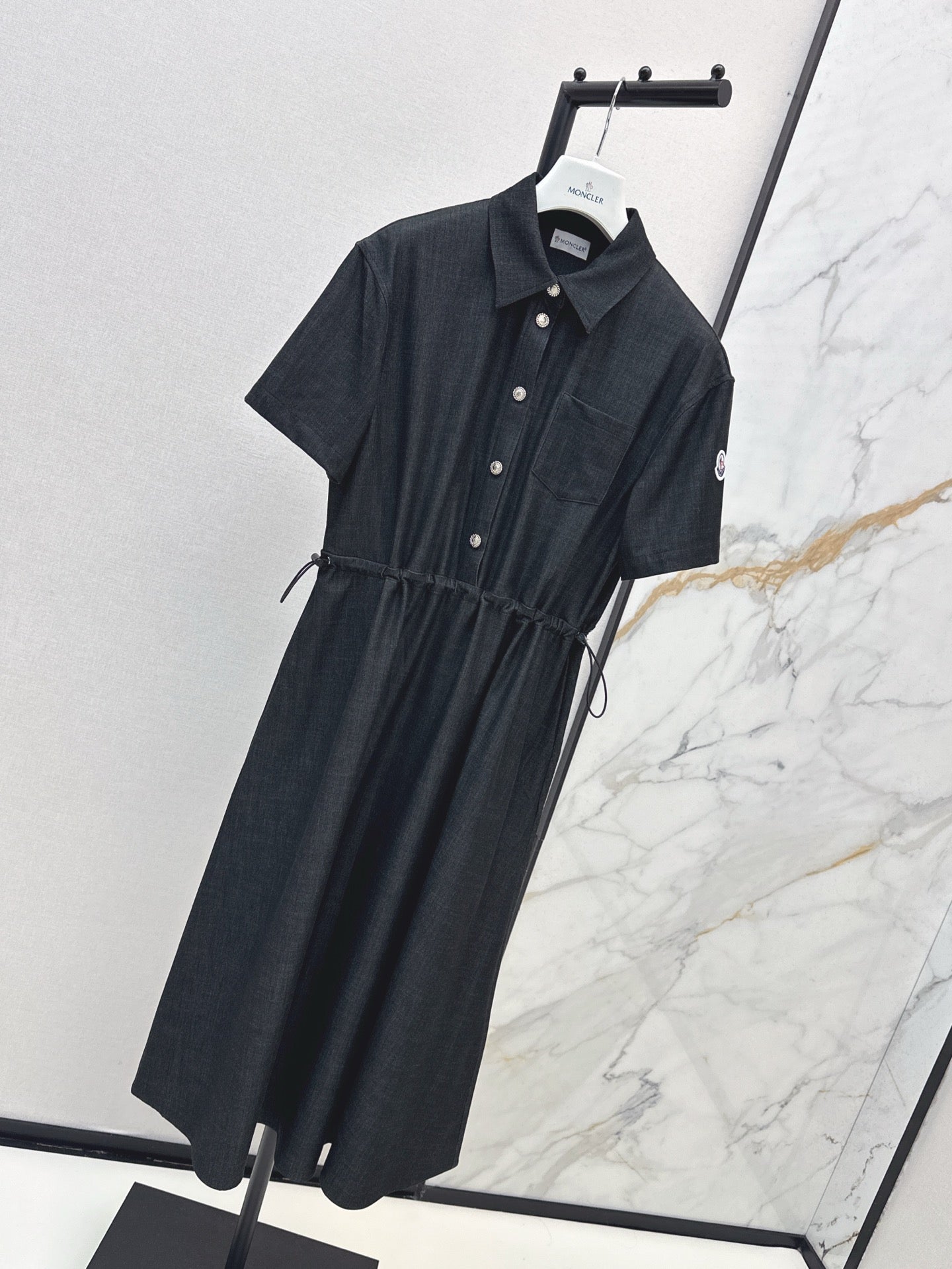 Mon 25ss drawstring dress