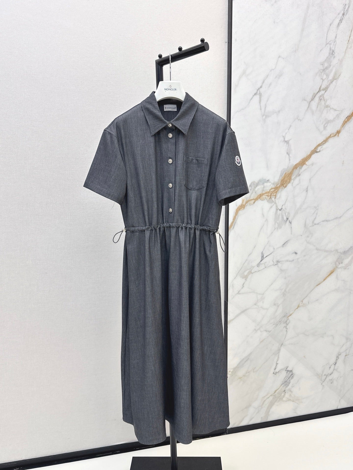 Mon 25ss drawstring dress