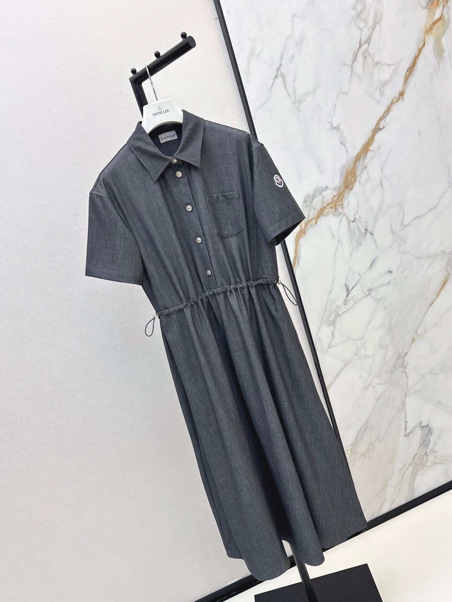 Mon 25ss drawstring dress