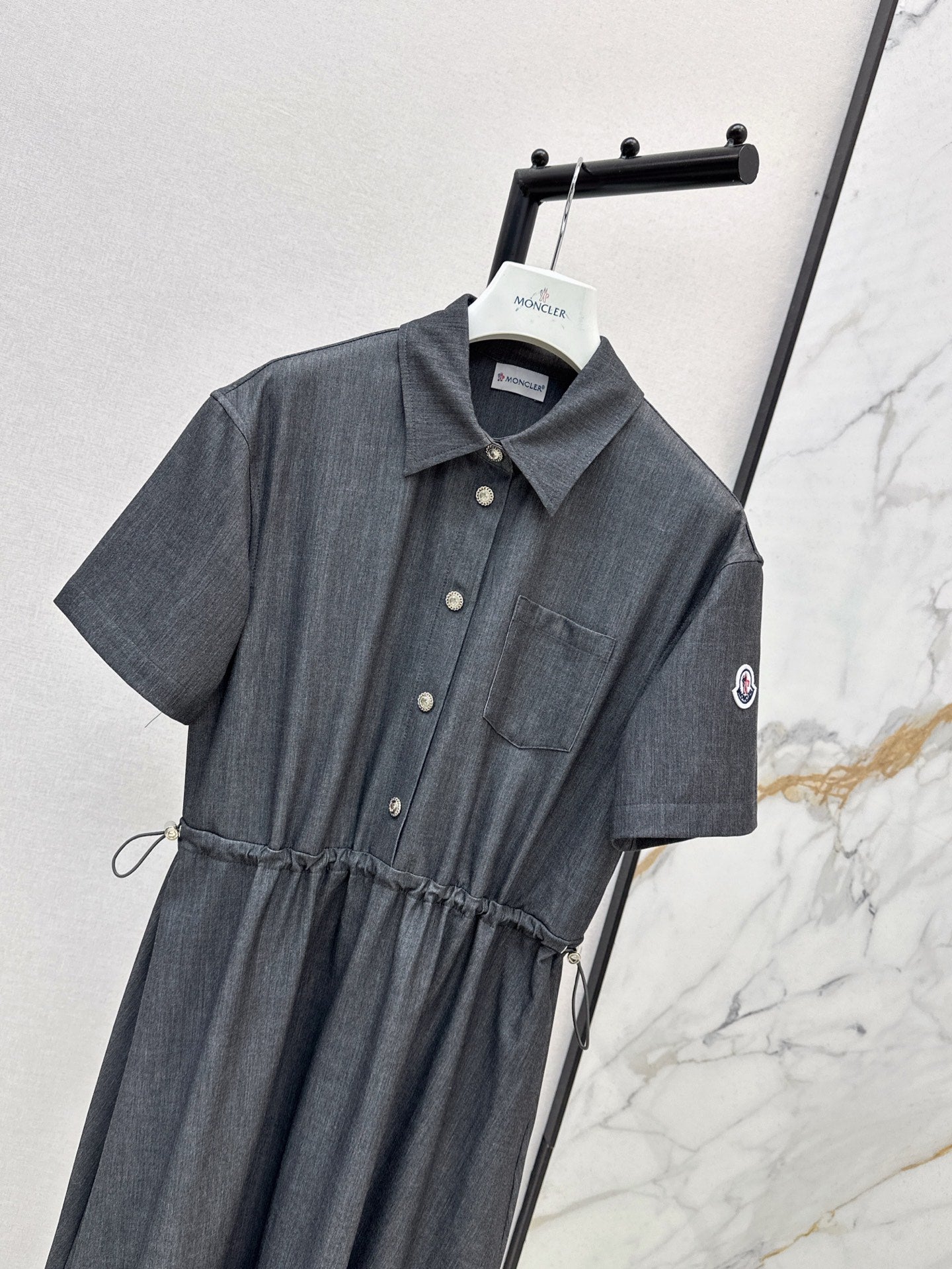 Mon 25ss drawstring dress