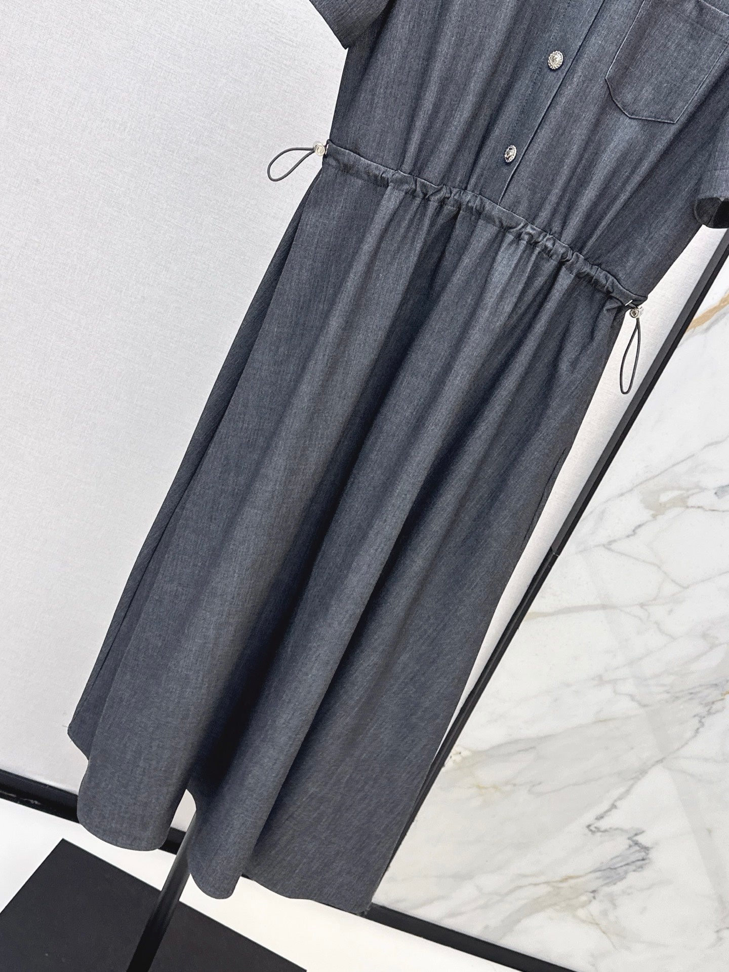 Mon 25ss drawstring dress