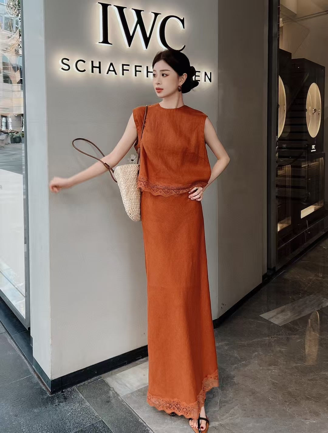 Loro 25ss linen suit