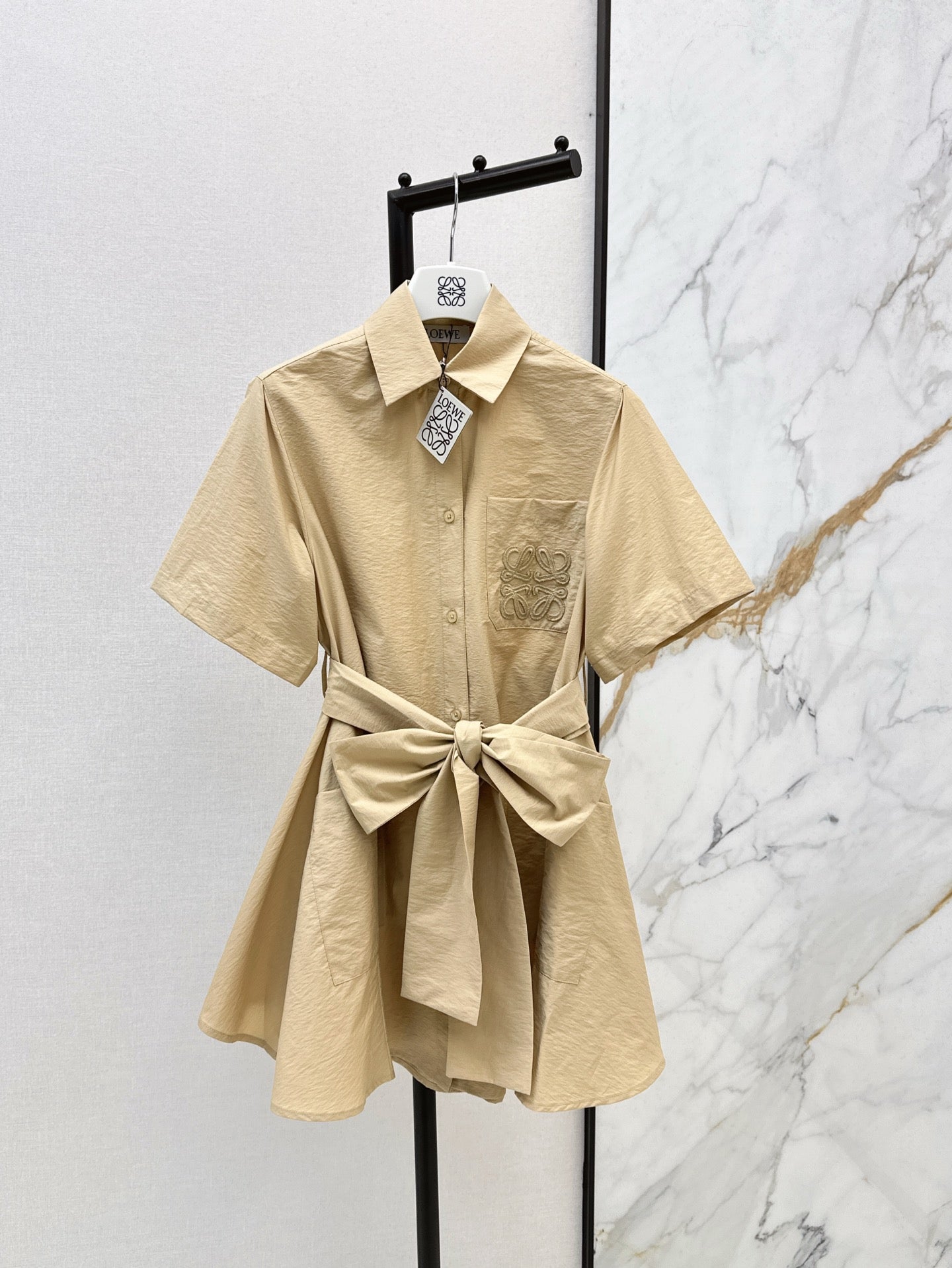 Loe 25ss embroidered dress