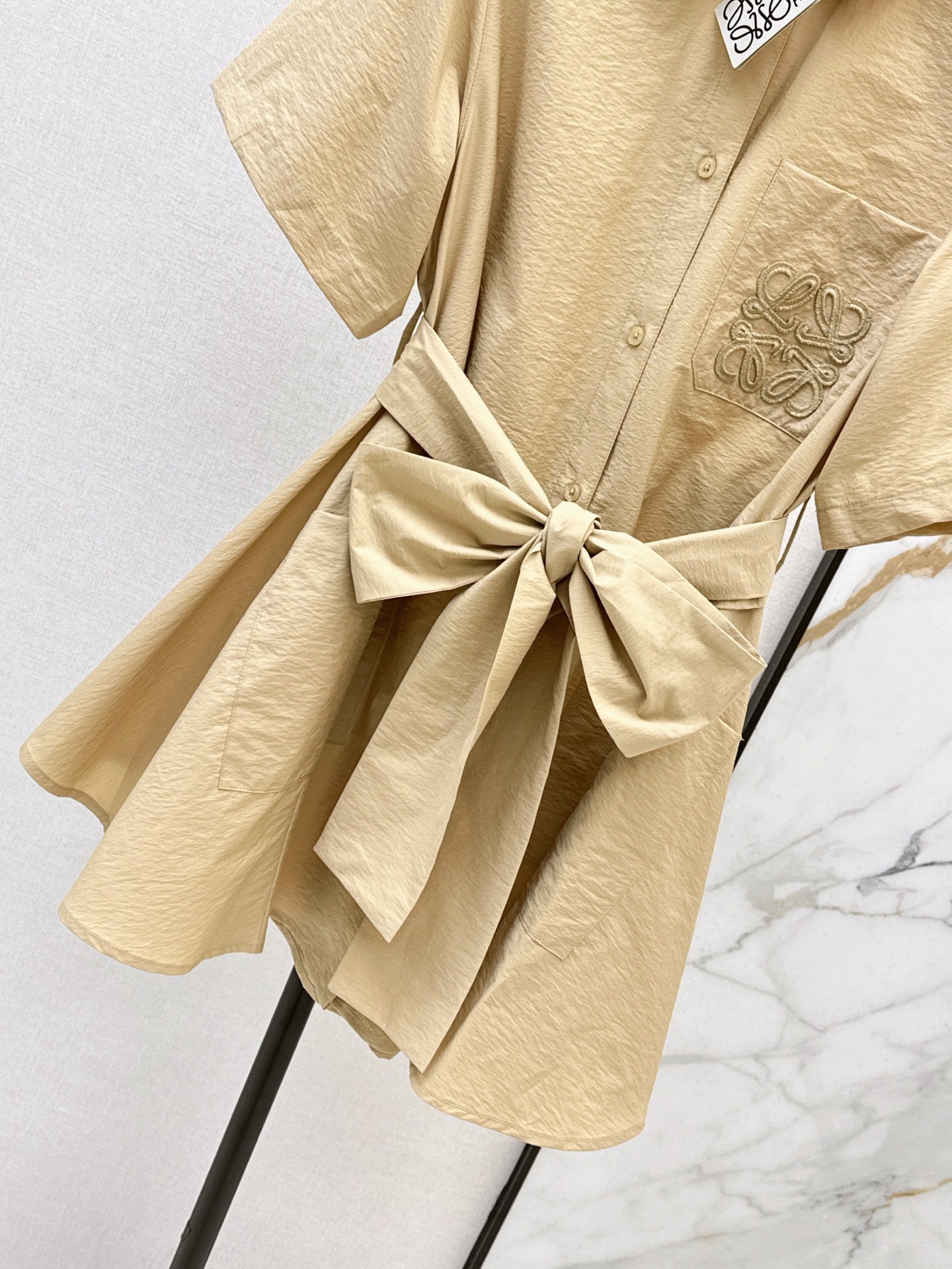 Loe 25ss embroidered dress