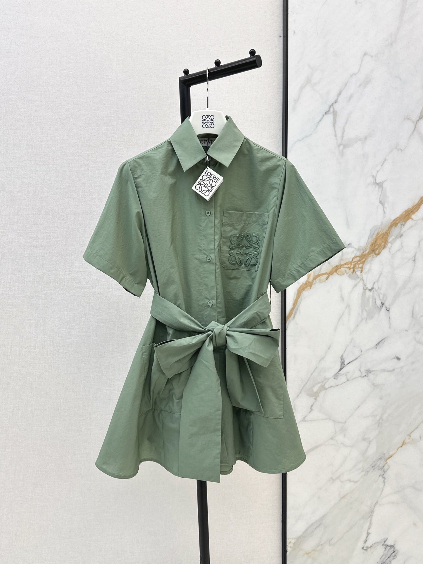 Loe 25ss embroidered dress