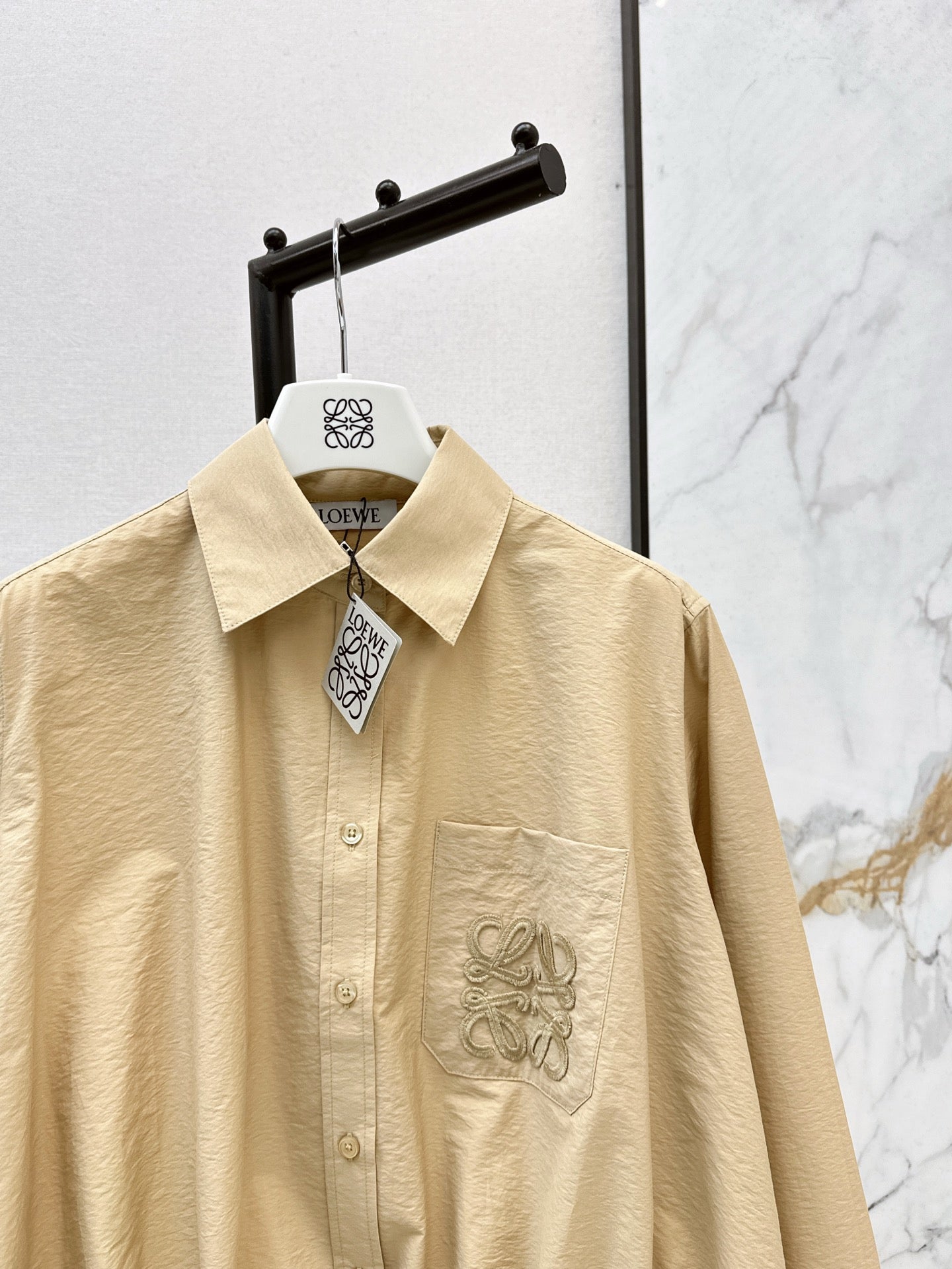 Loe 25ss embroidered shirt