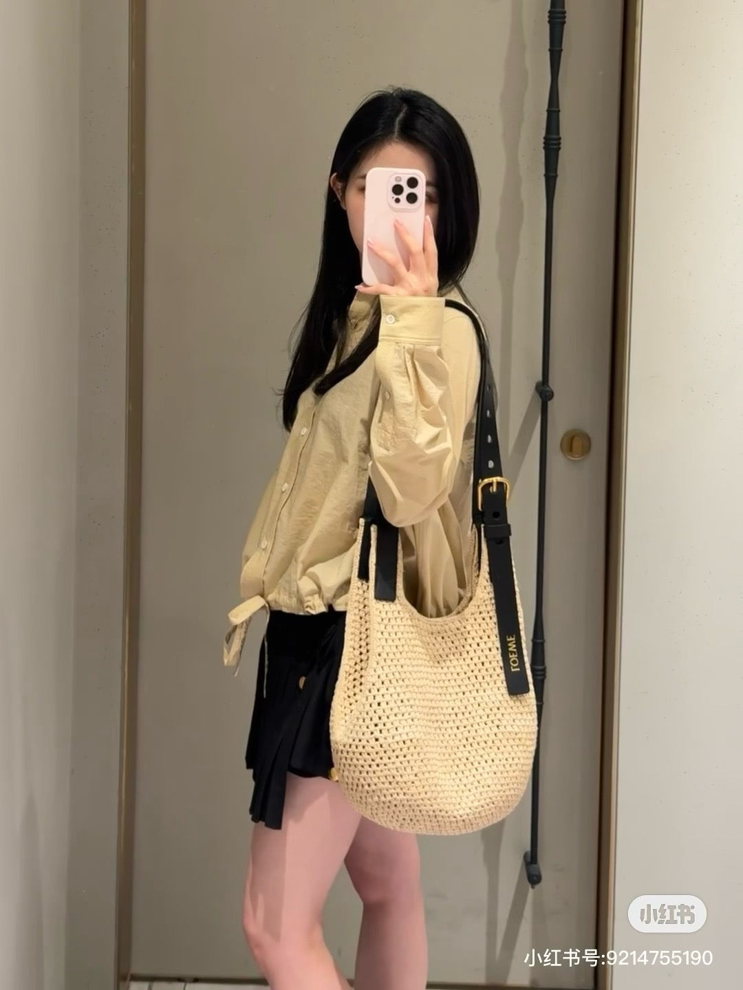 Loe 25ss embroidered shirt