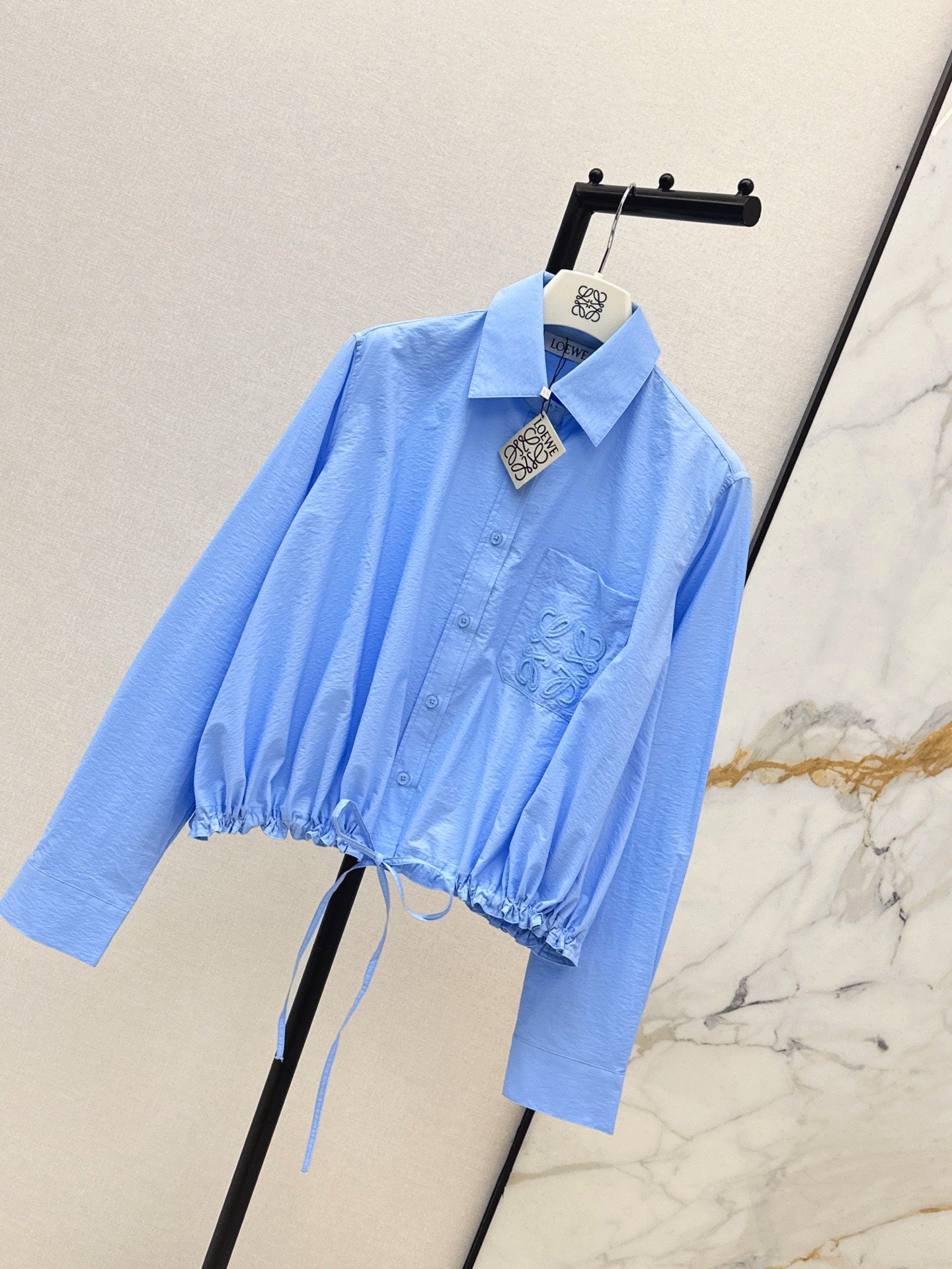 Loe 25ss embroidered shirt
