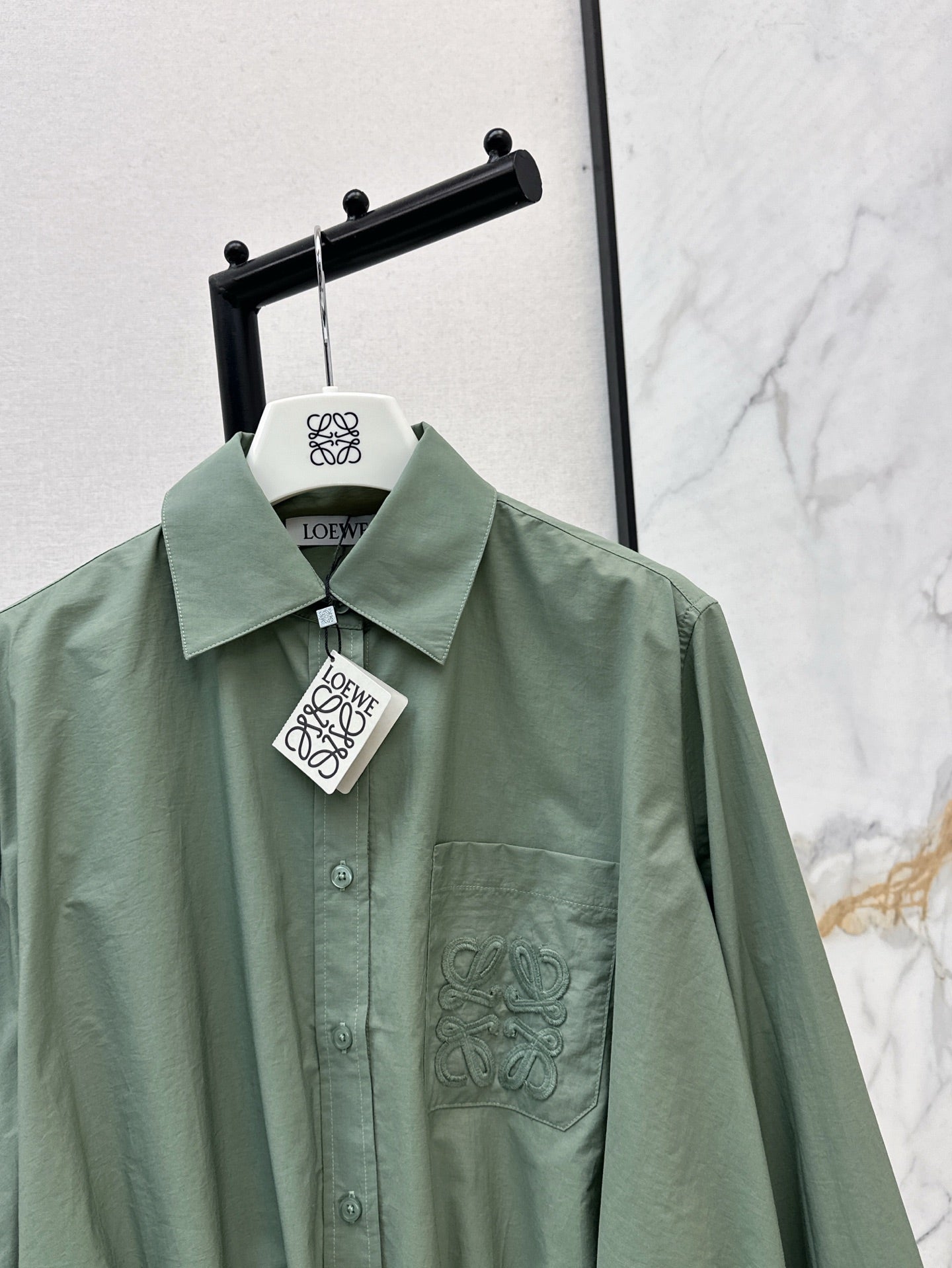 Loe 25ss embroidered shirt