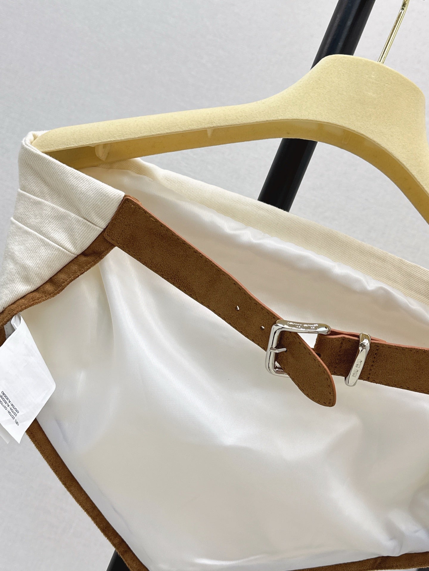 Miu 25ss denim tube top
