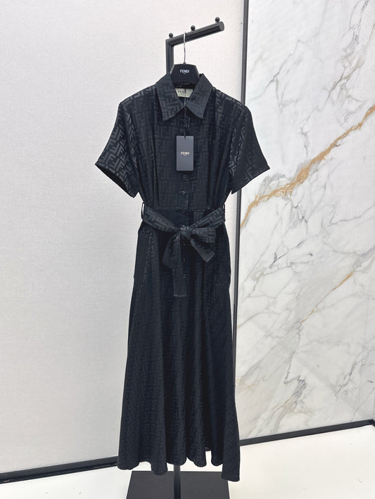 Fen 25ss jacquard dress