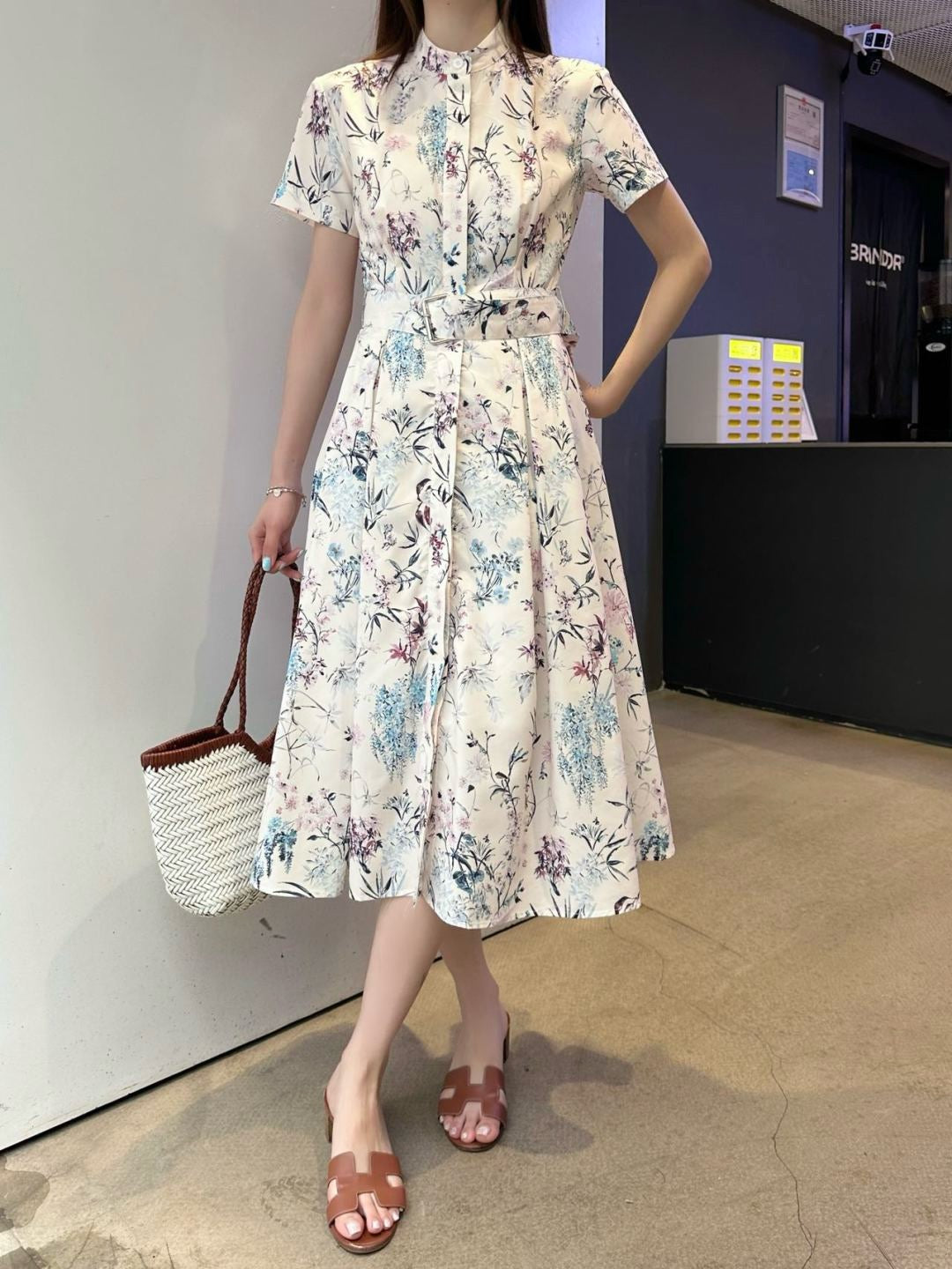 CD 25ss print dress