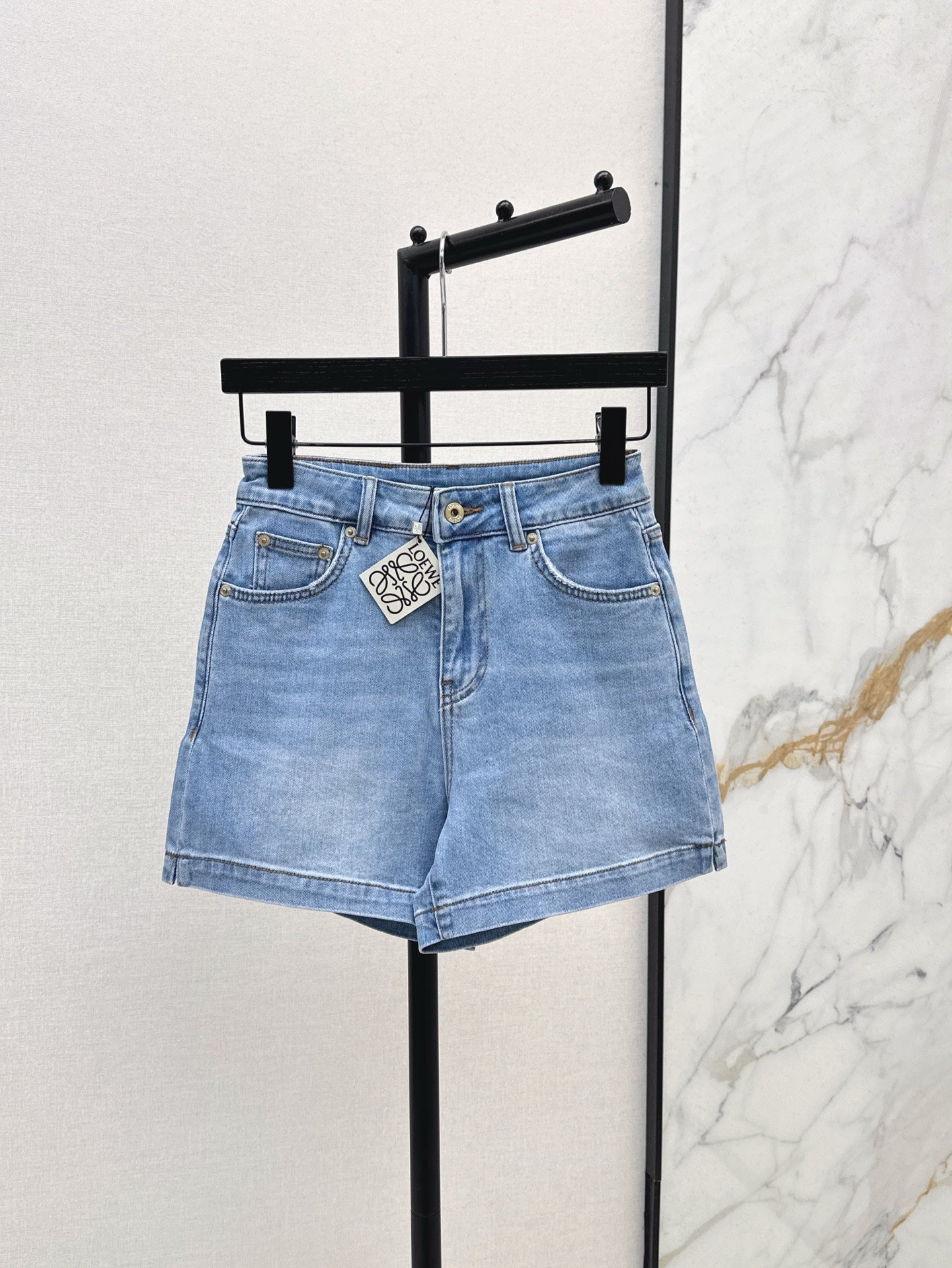 Loe 25ss denim short