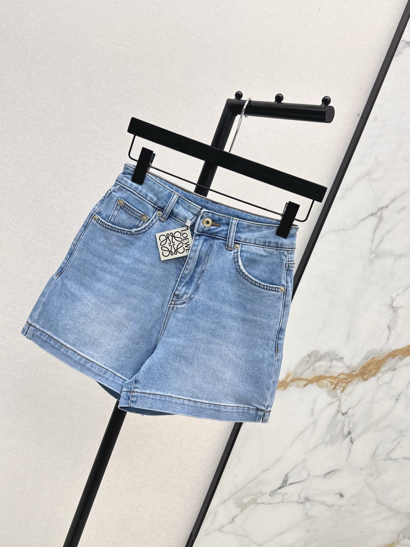 Loe 25ss denim short