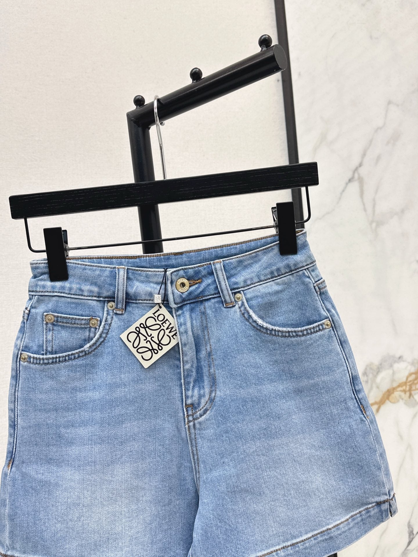 Loe 25ss denim short
