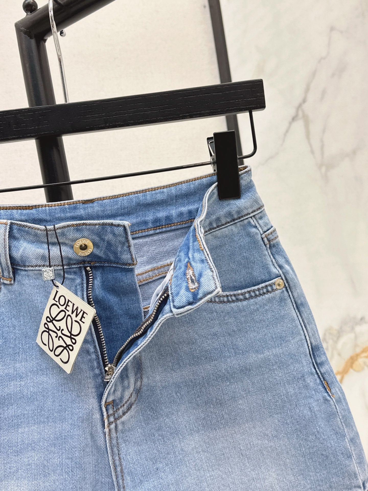 Loe 25ss denim short