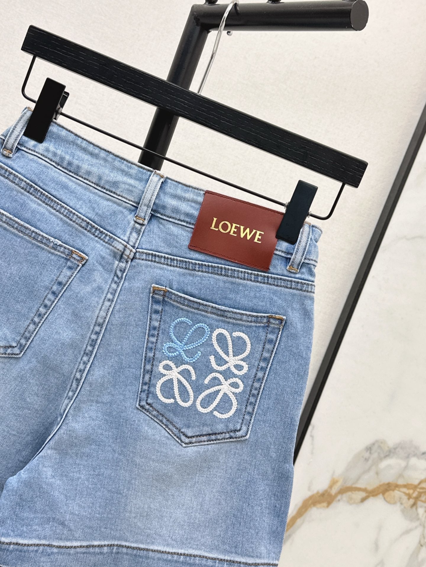 Loe 25ss denim short