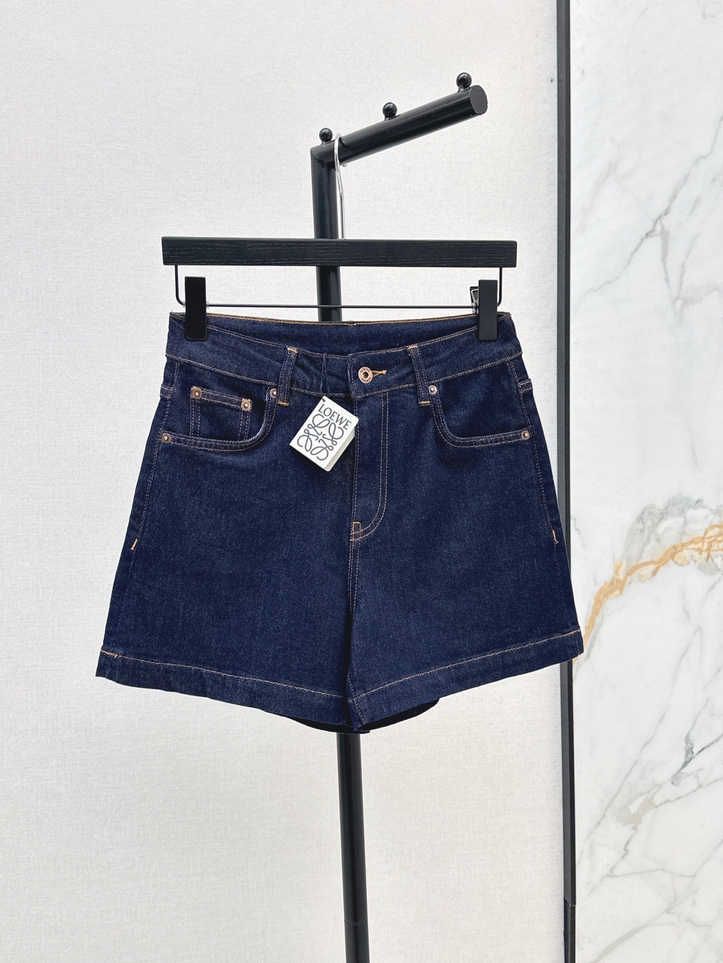 Loe 25ss denim short