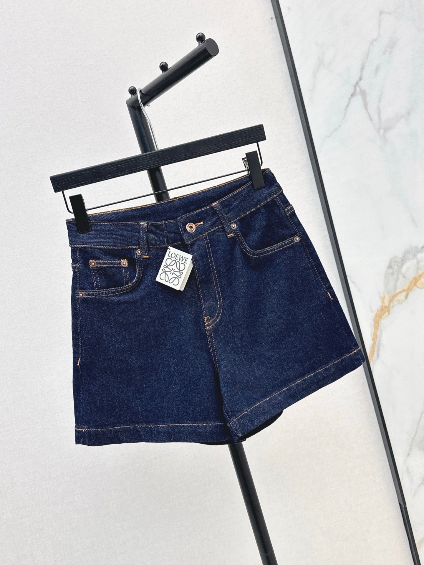 Loe 25ss denim short