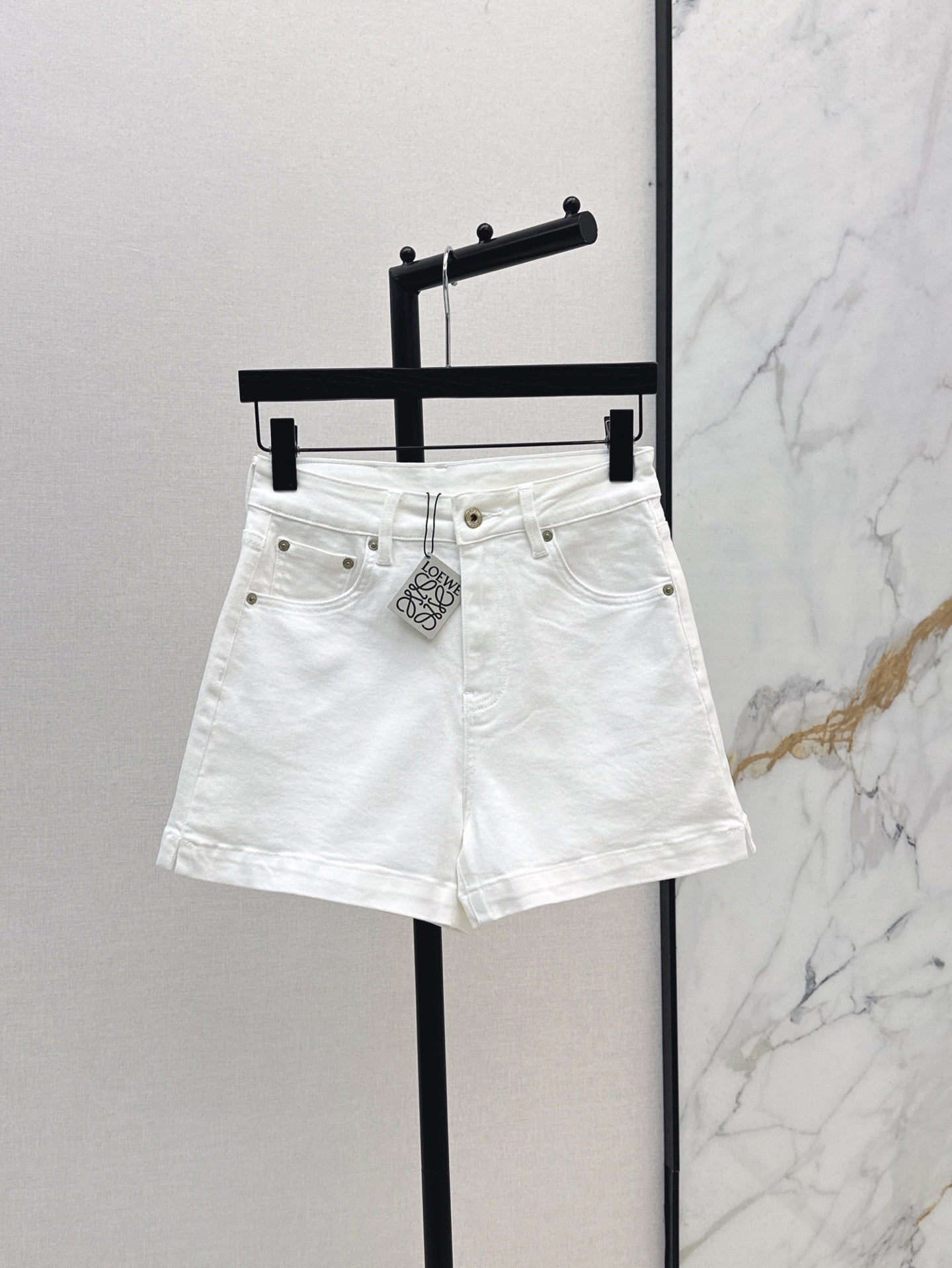 Loe 25ss denim short