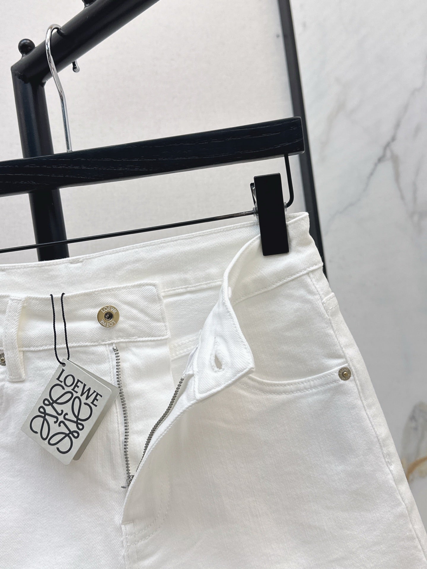 Loe 25ss denim short