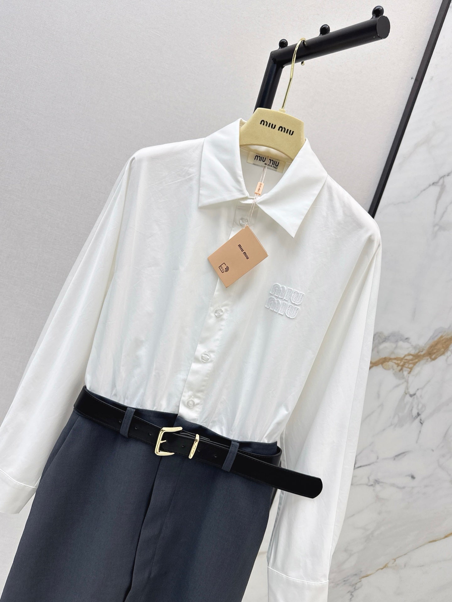 Miu 25ss shirt dress