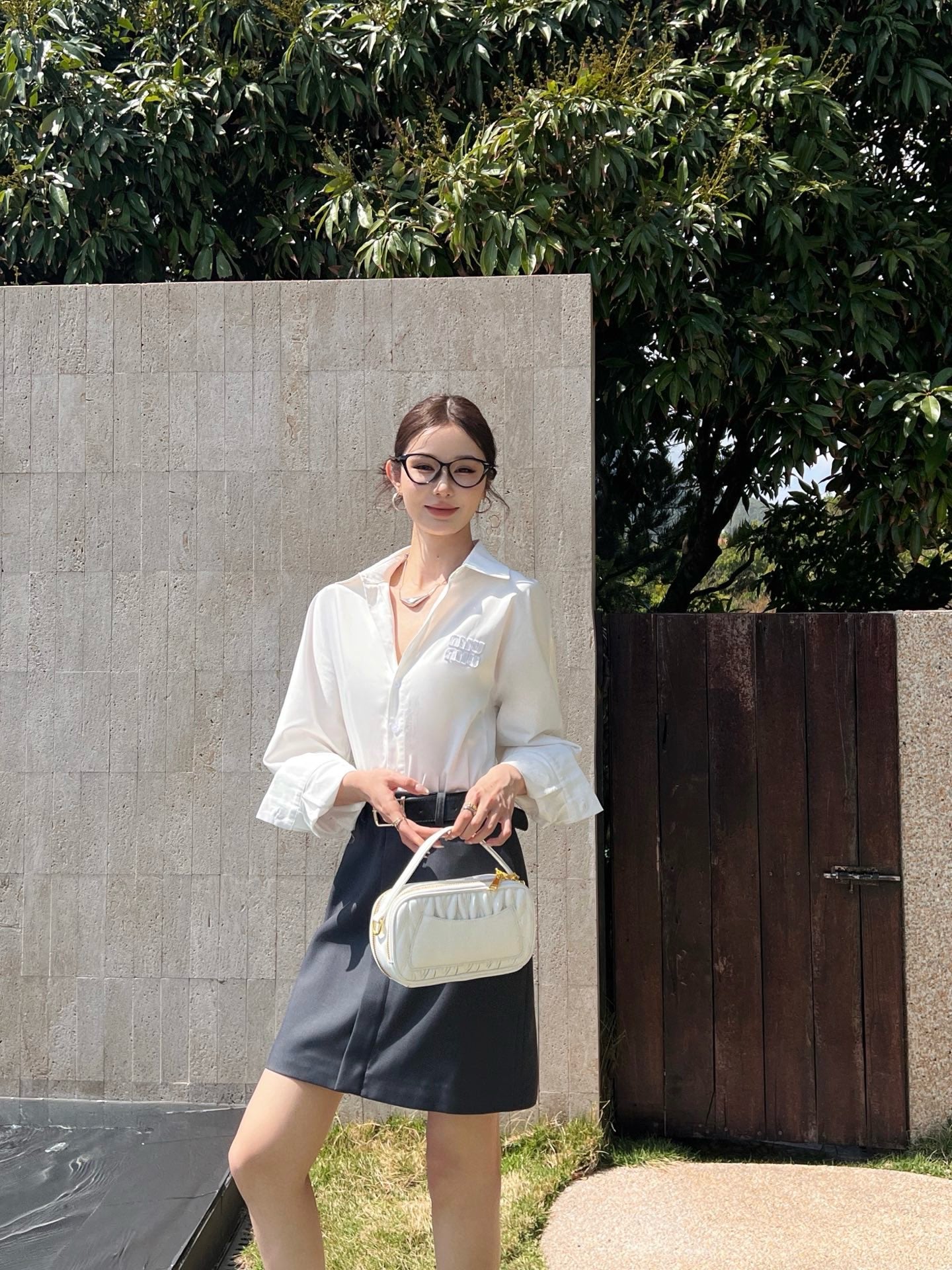Miu 25ss shirt dress