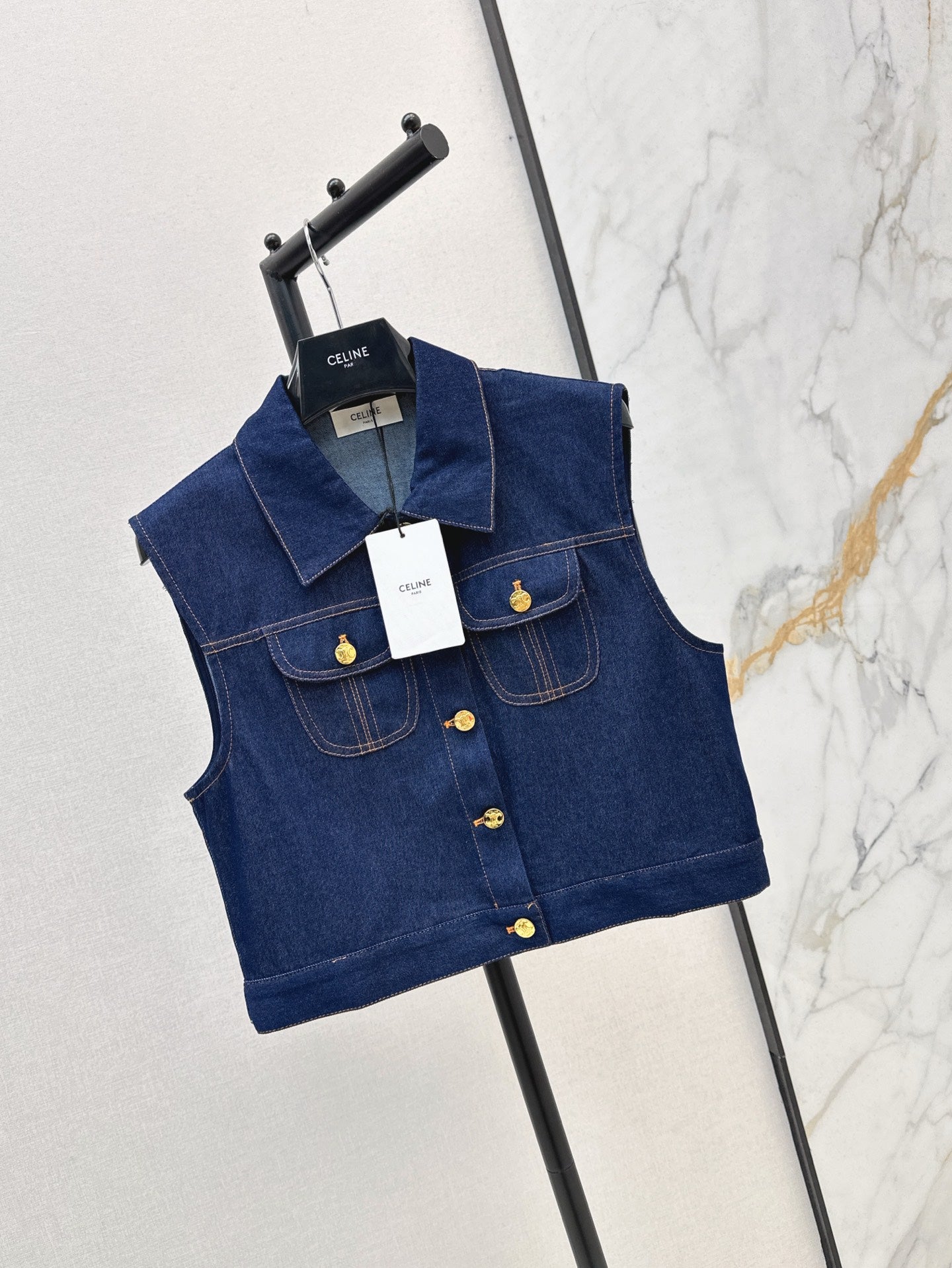 Celi 25ss denim vest