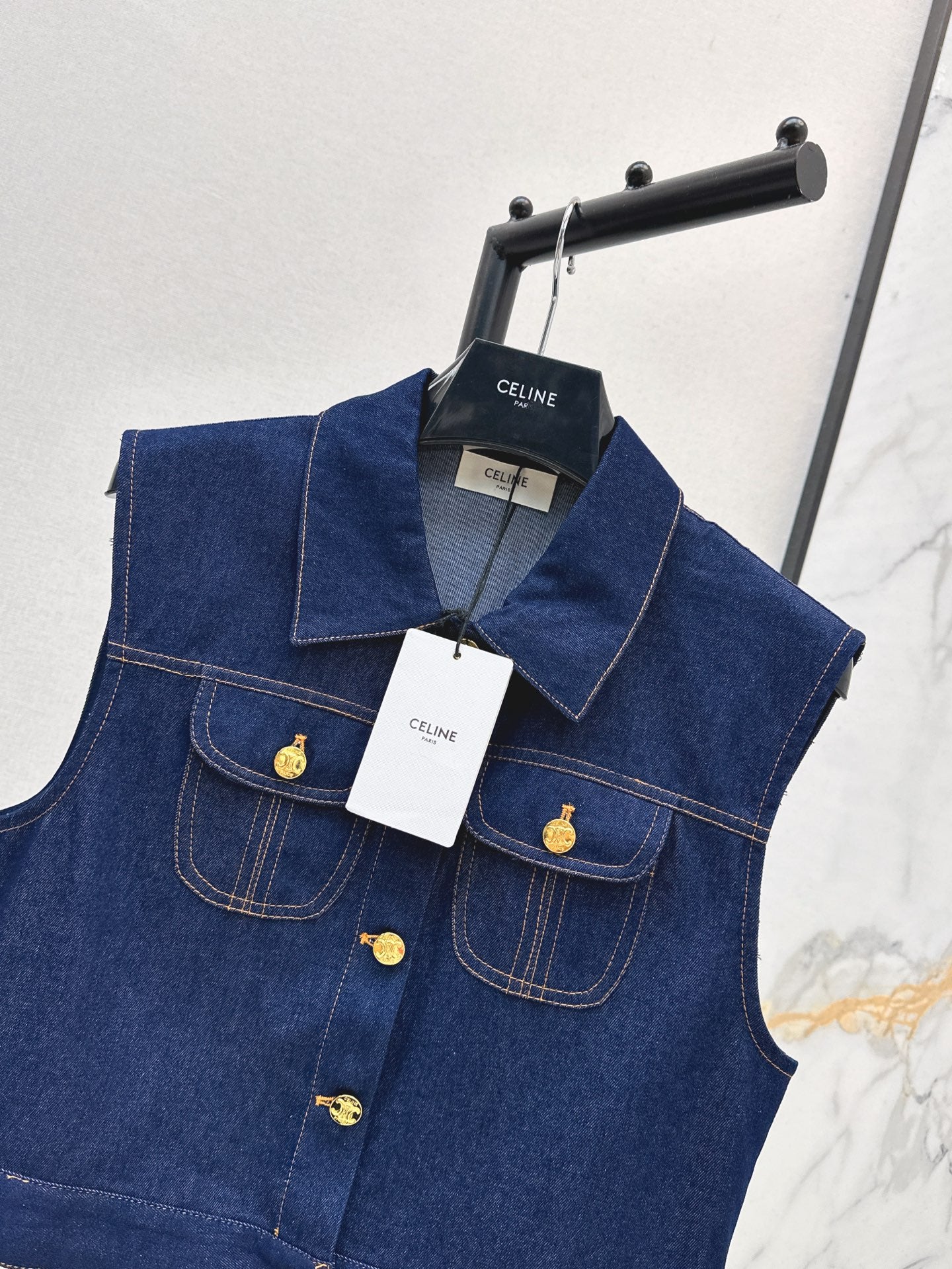 Celi 25ss denim vest