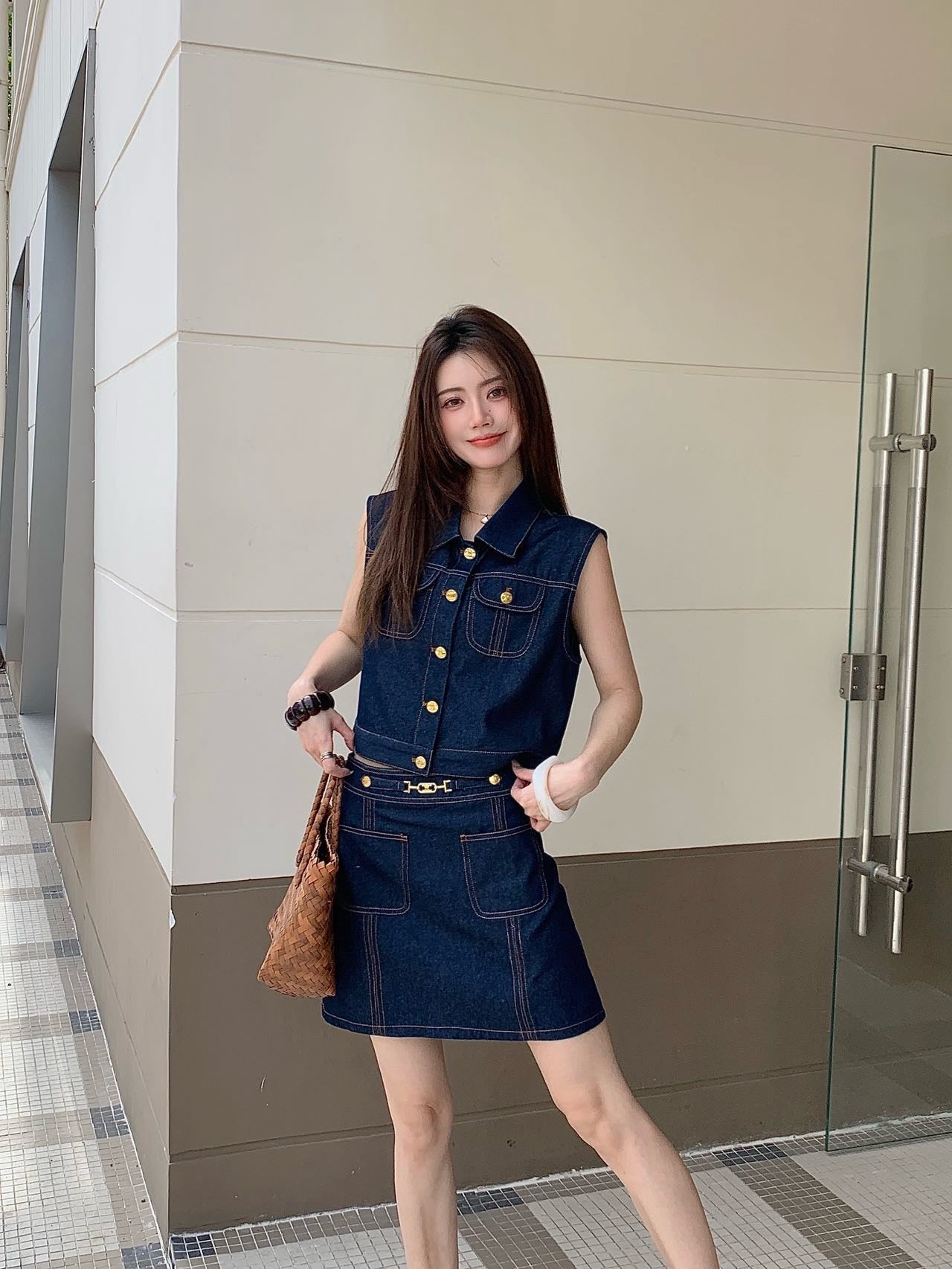 Celi 25ss denim vest