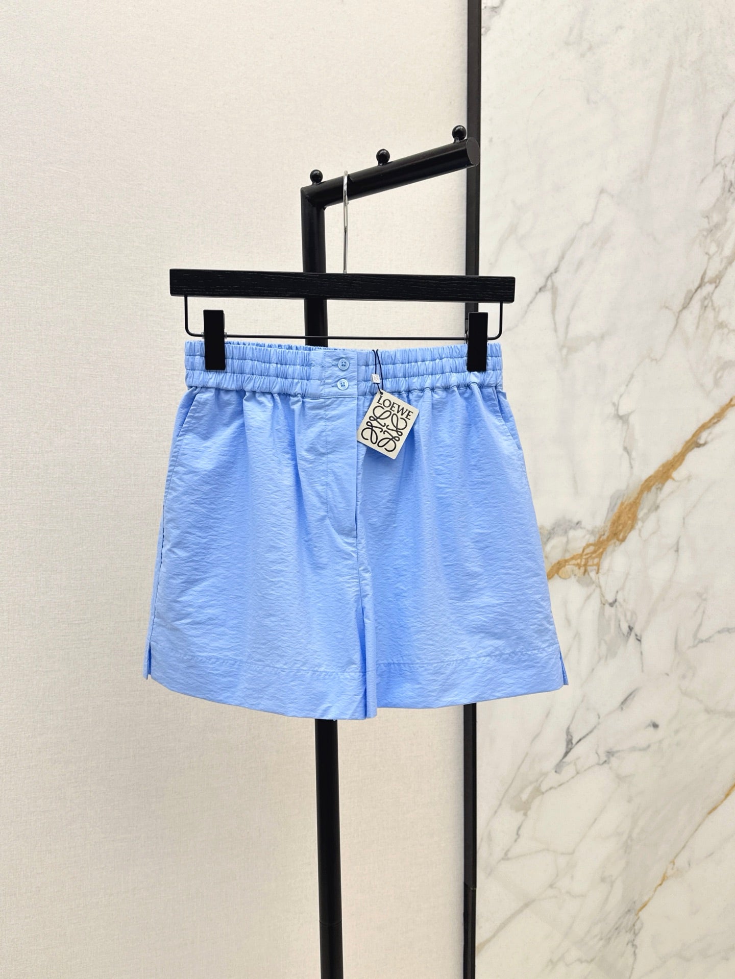 Loe 25ss embroidered short